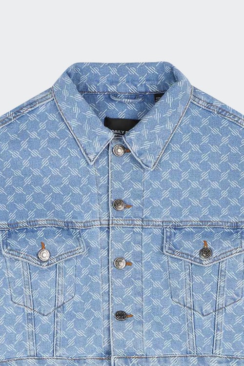 DAILY PAPER Veste en jean à monogrammes - MILY Bleu