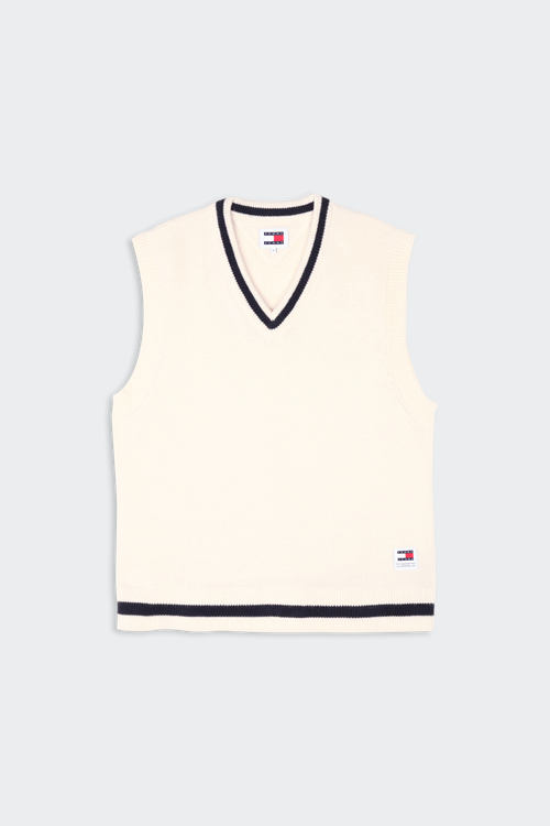 TOMMY JEANS Pull Blanc