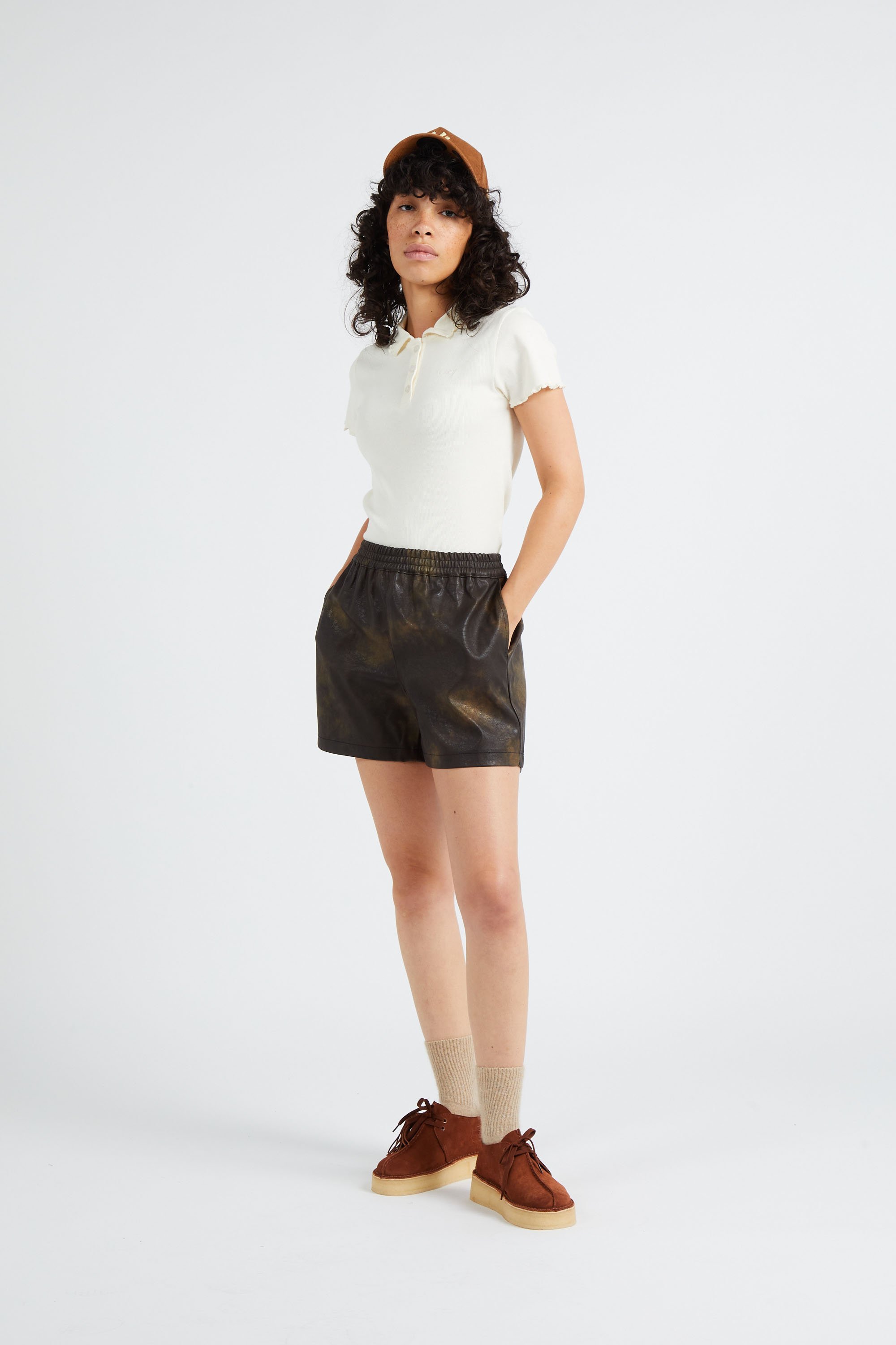 Polo shirt OBEY Beige