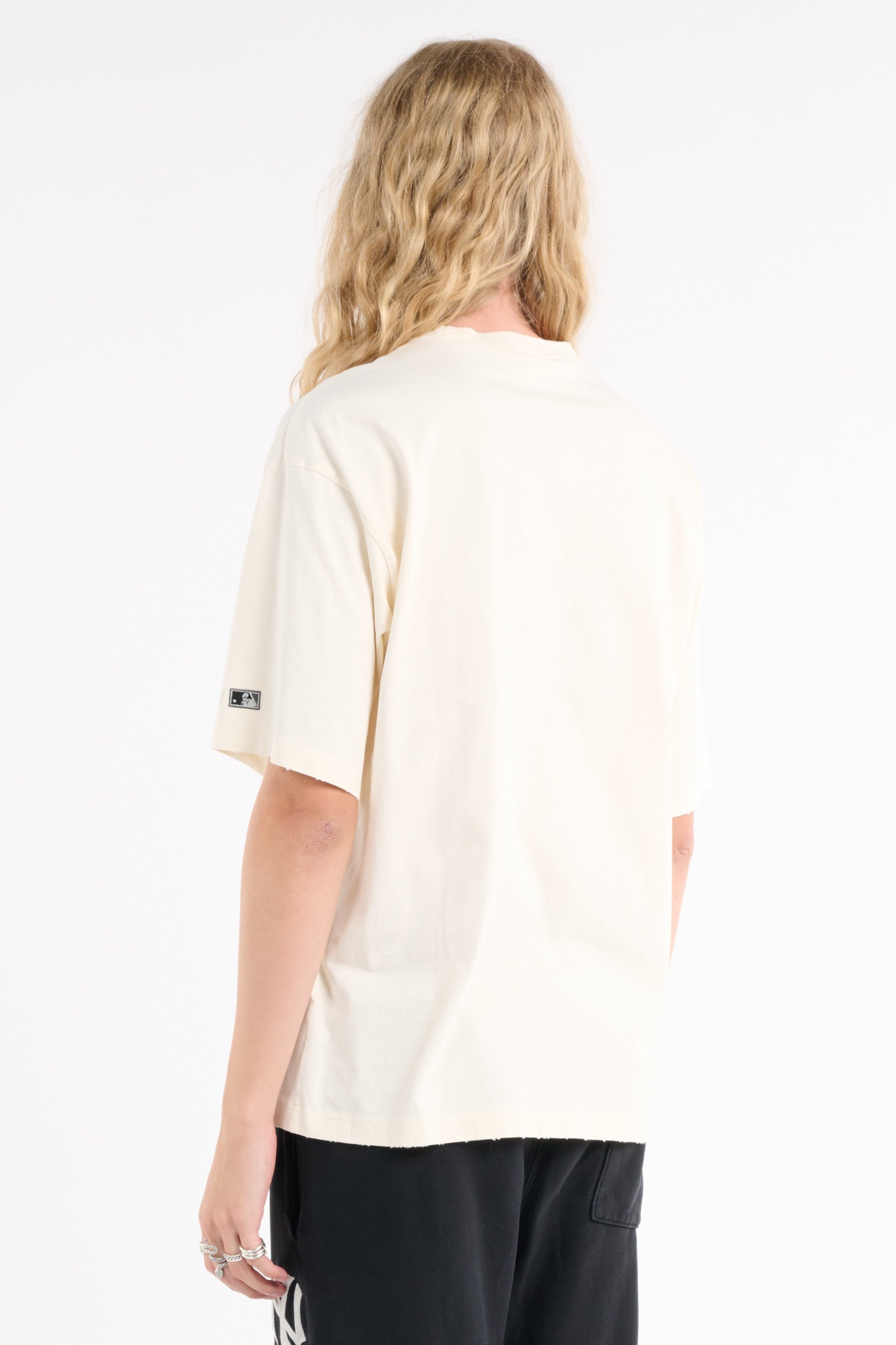 Regular-fit round-neck cotton T-shirt | Beige CHAMPION Men