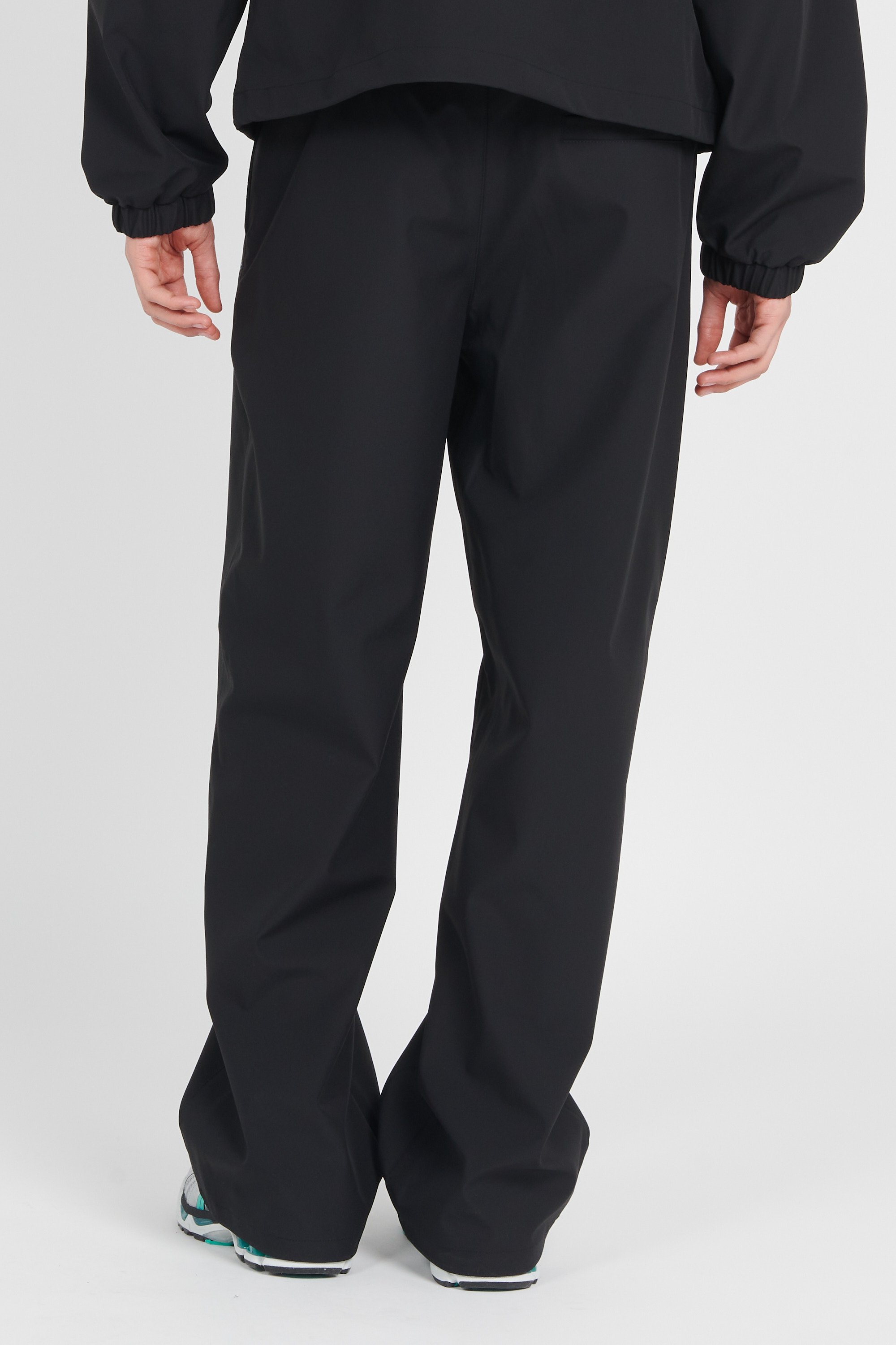 Pantalon Green logo polyester pants Noir Arte antwerp Homme