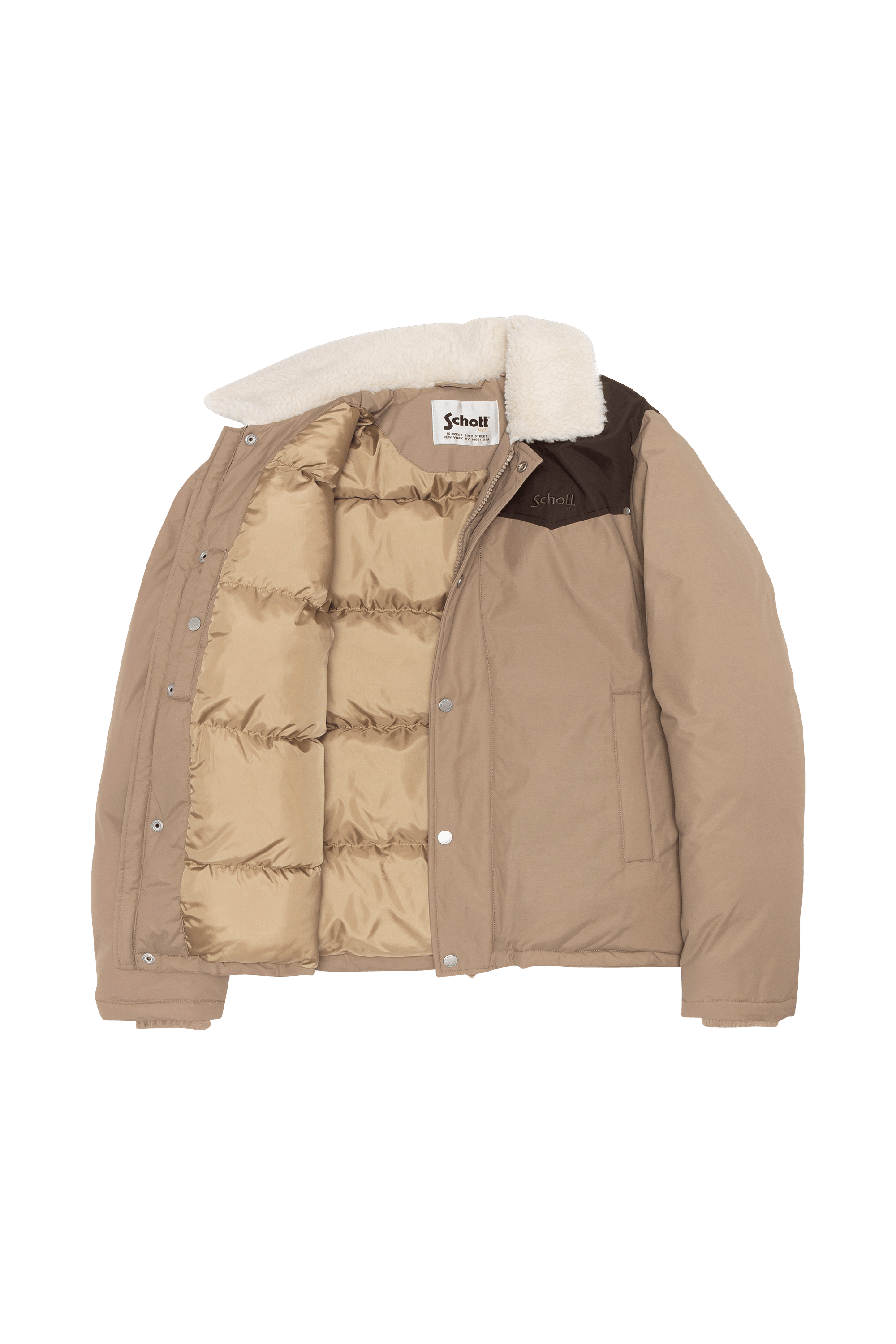 Bomber jacket | Beige SCHOTT Men