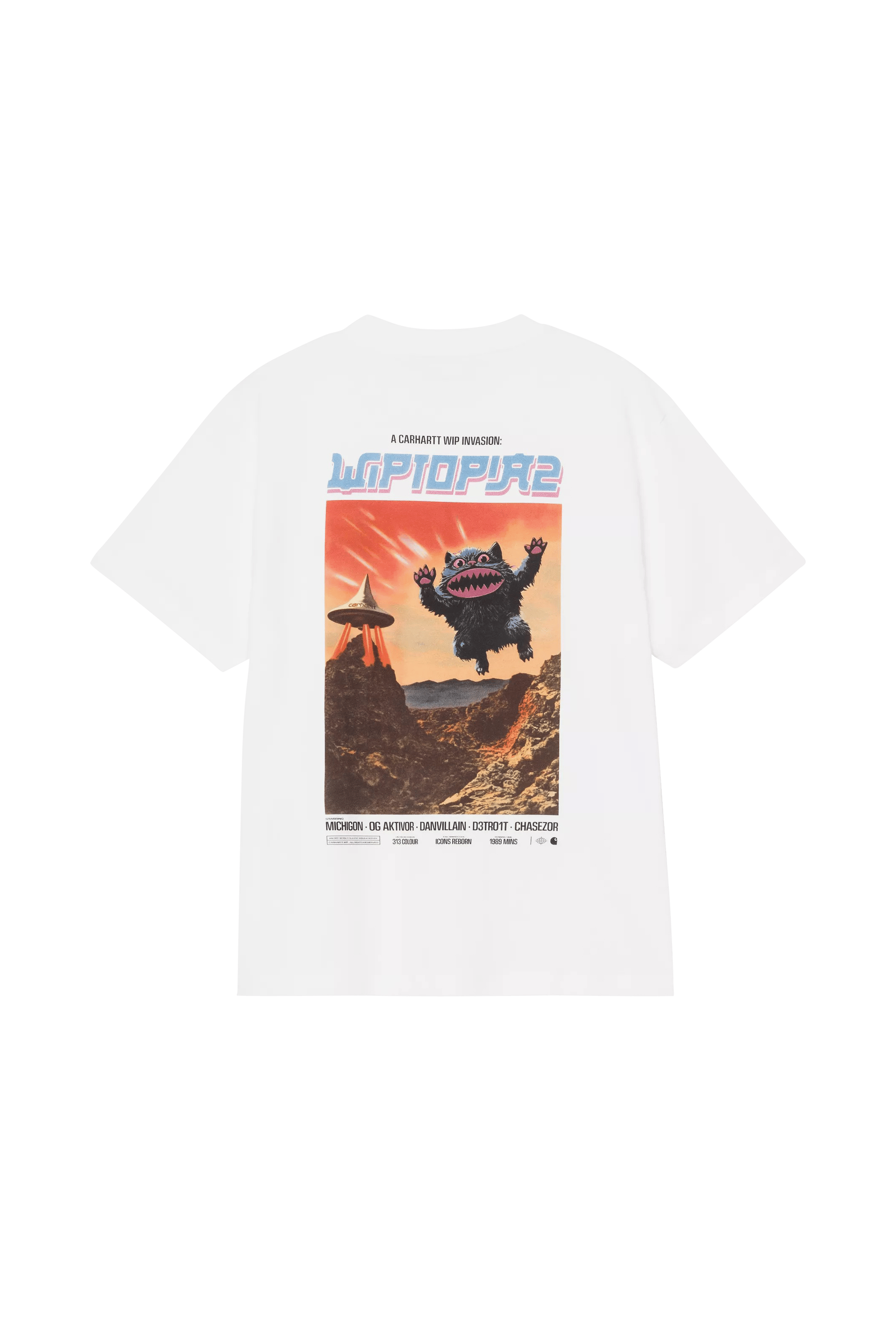 Regular-fit round-neck cotton T-shirt | White CARHARTT WIP Women