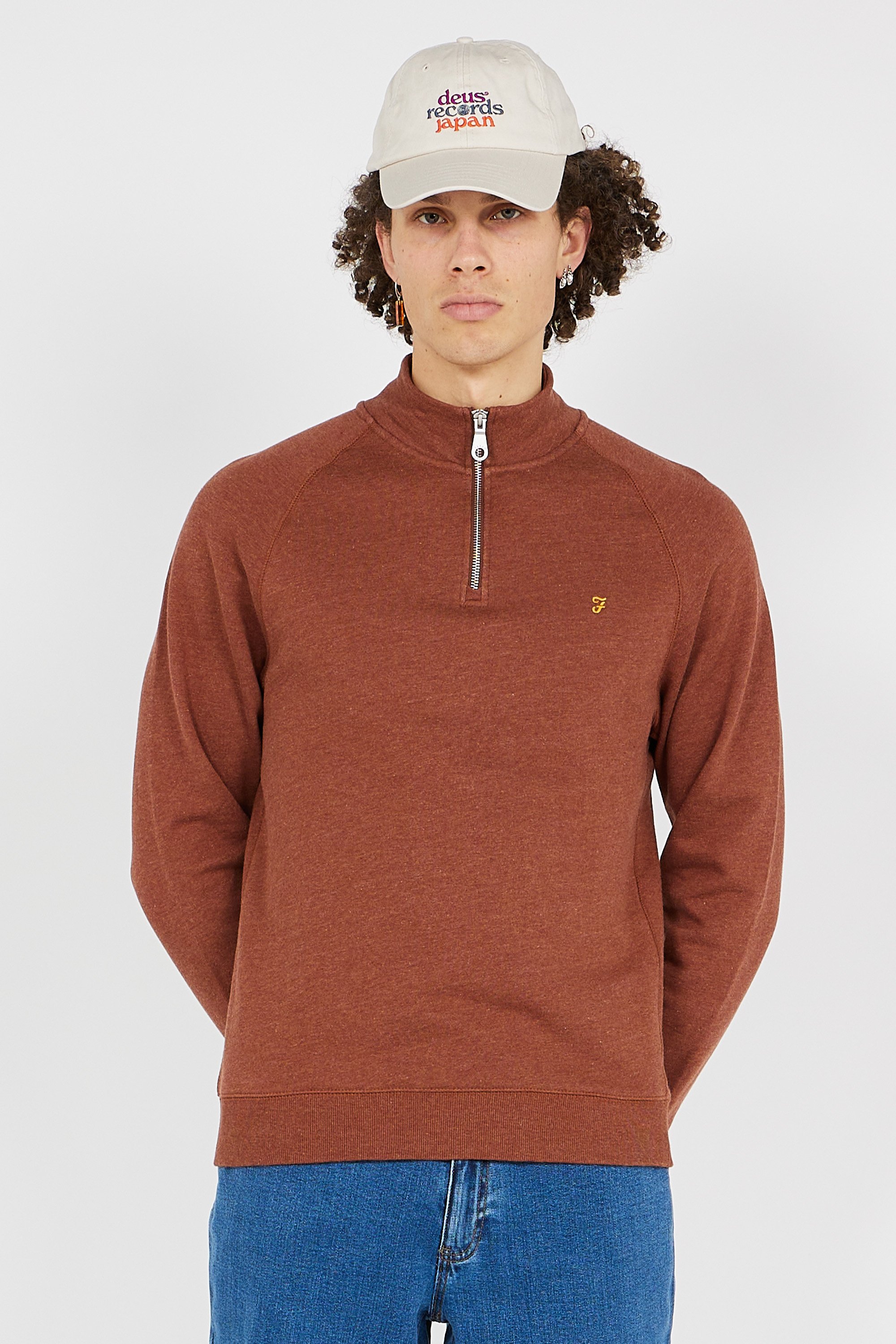 Sweatshirt | Orange by FARAH Sweatshirt Orange