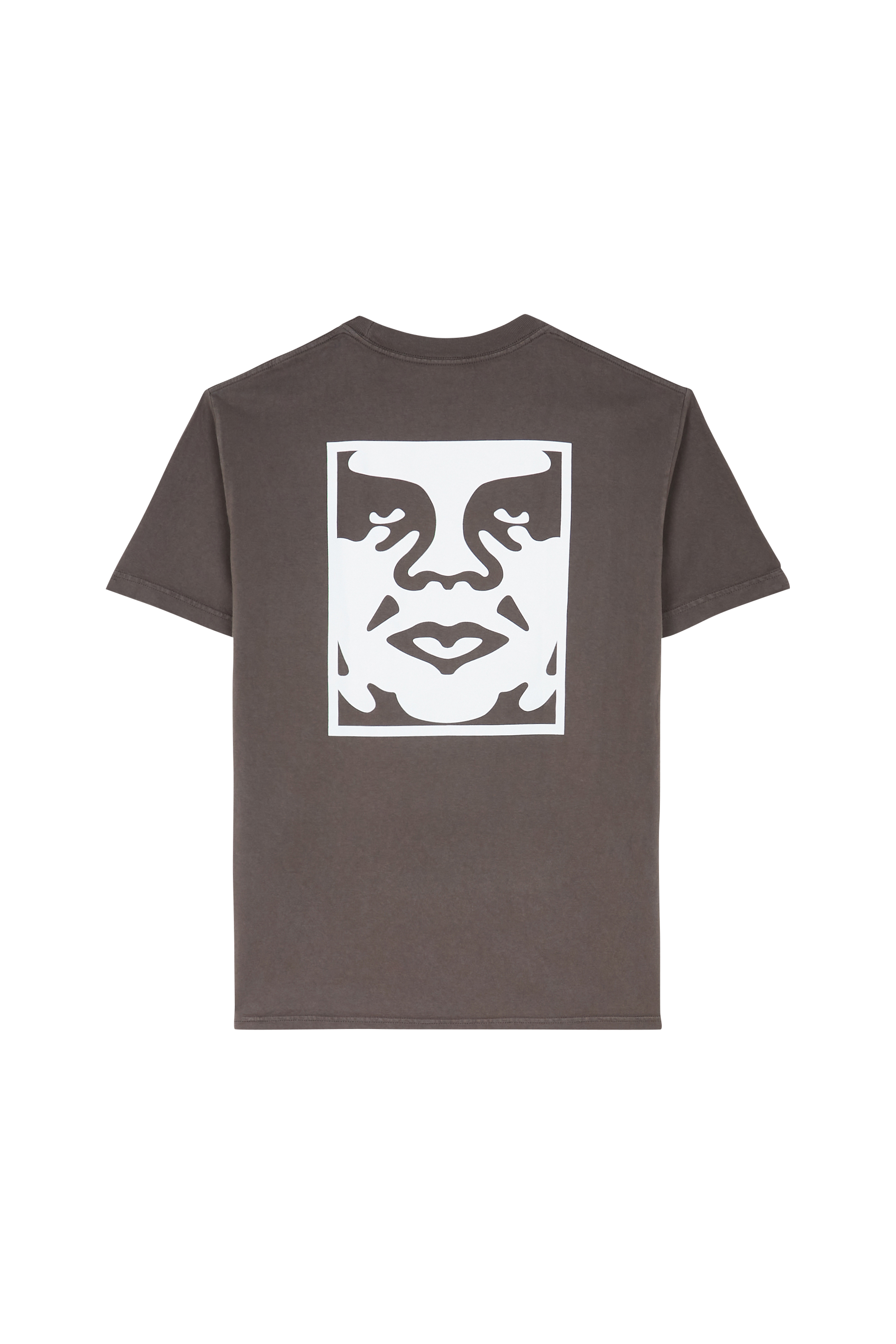 Regular-fit round-neck cotton T-shirt Black