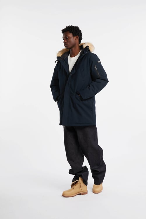 SCHOTT Parka Blue