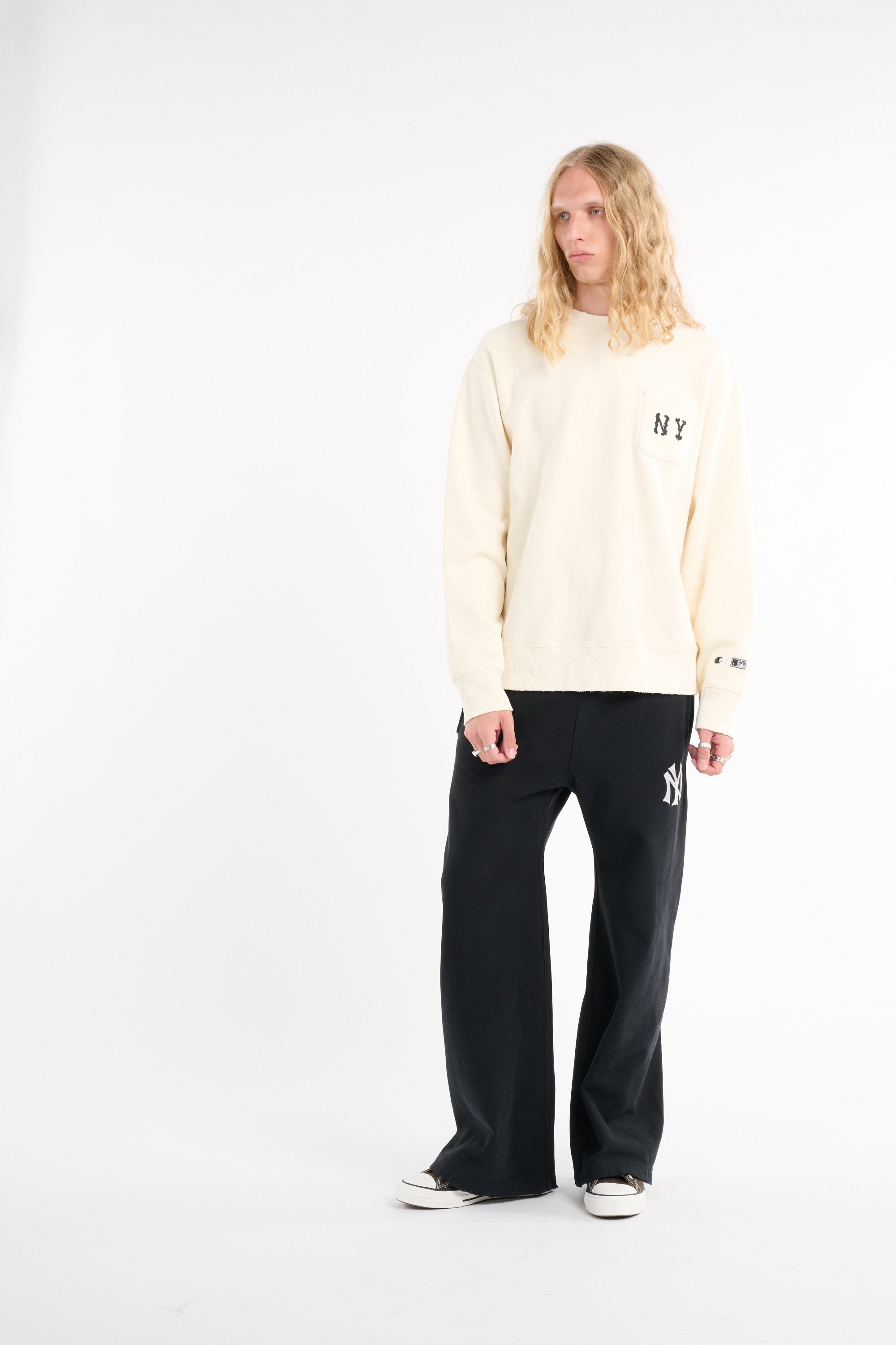 Tommy badge sweatshirt CHAMPION Beige