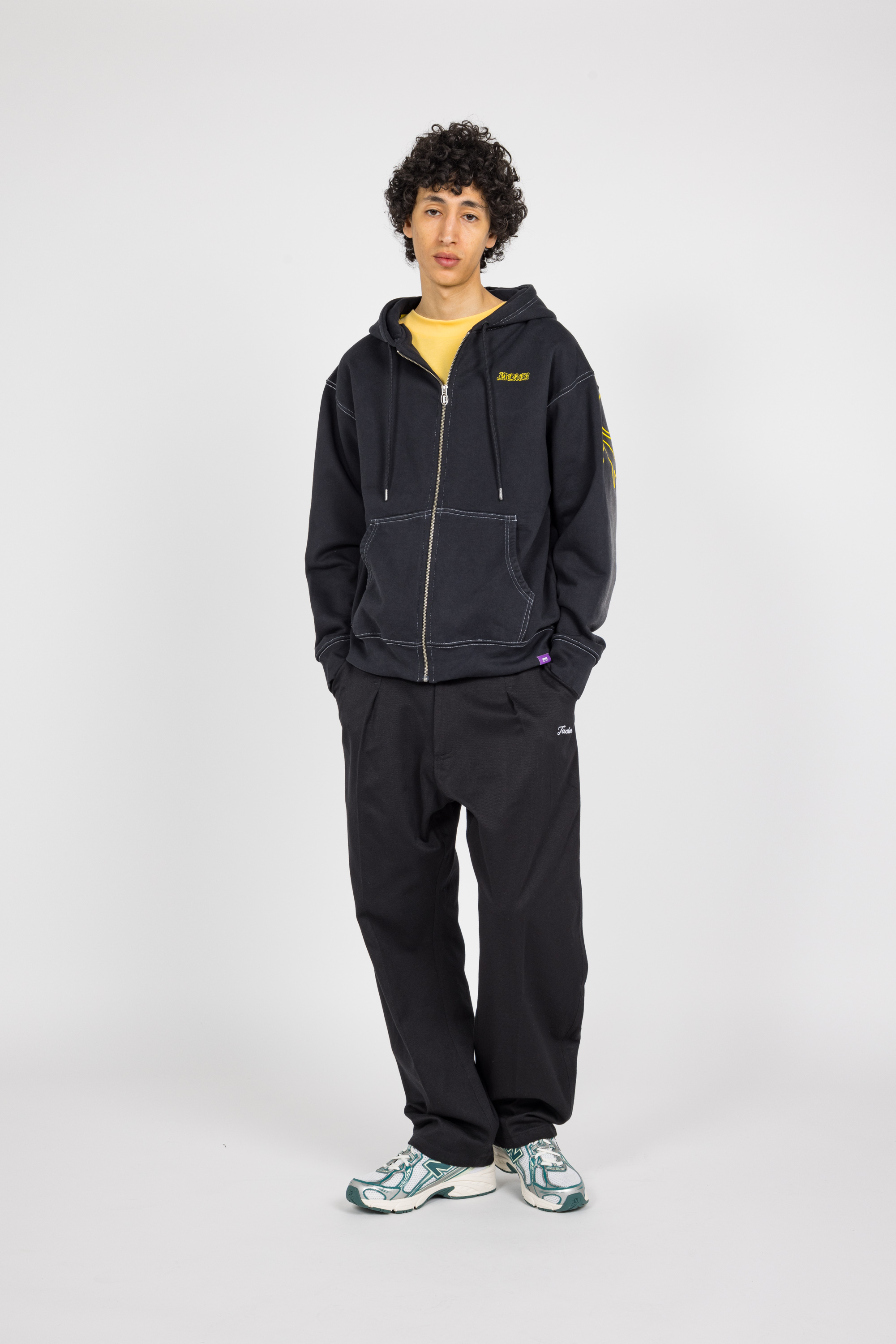 Hoodie zippé Noir