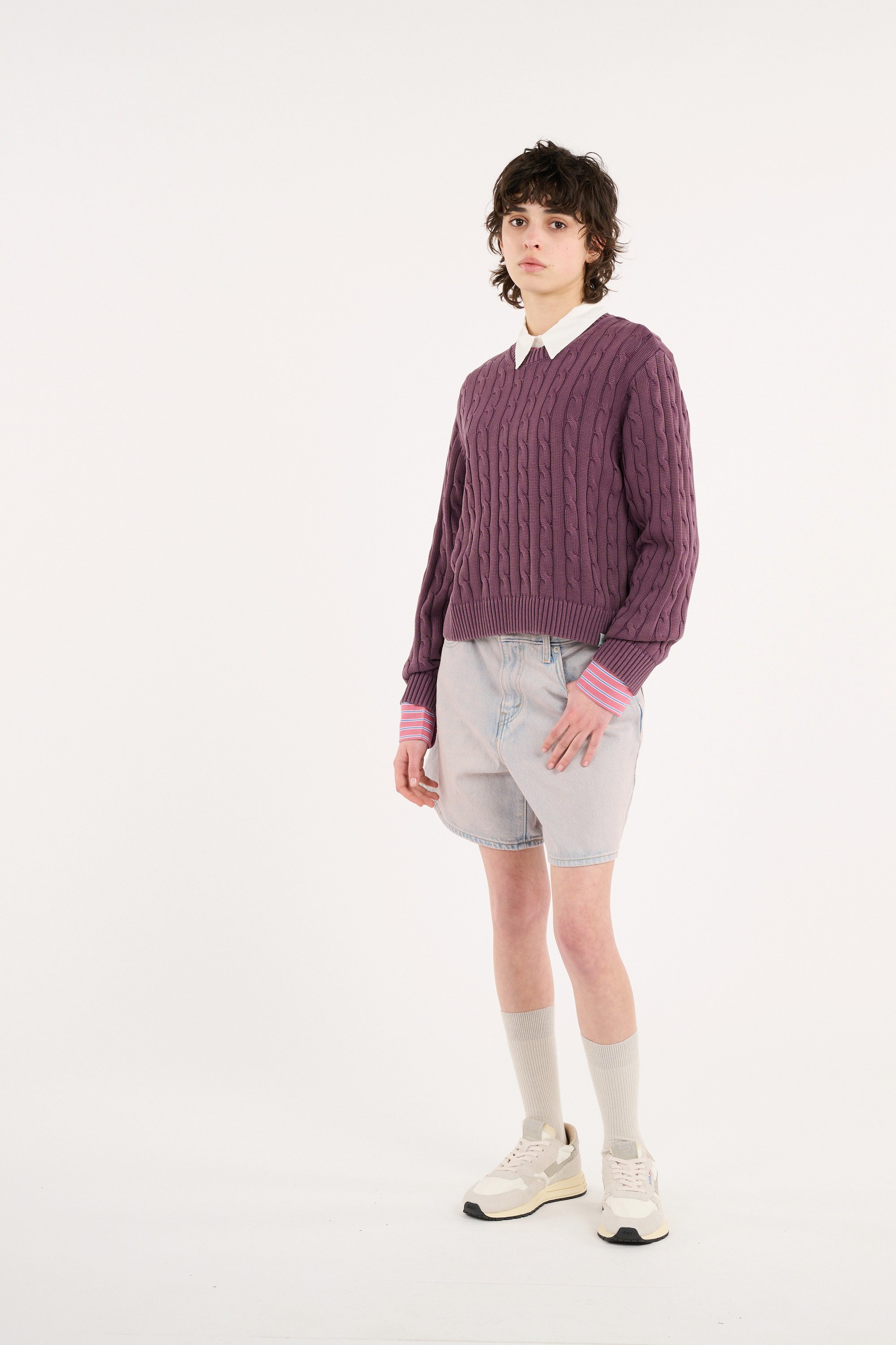 Sweater W' Carter Sweater Cozy purple