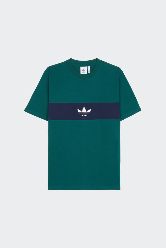 Mens green adidas shirt hotsell
