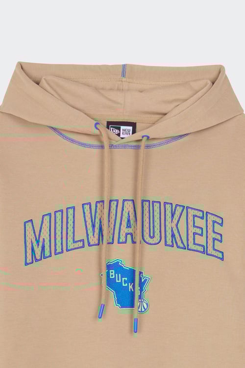 NEW ERA Hoodie Beige