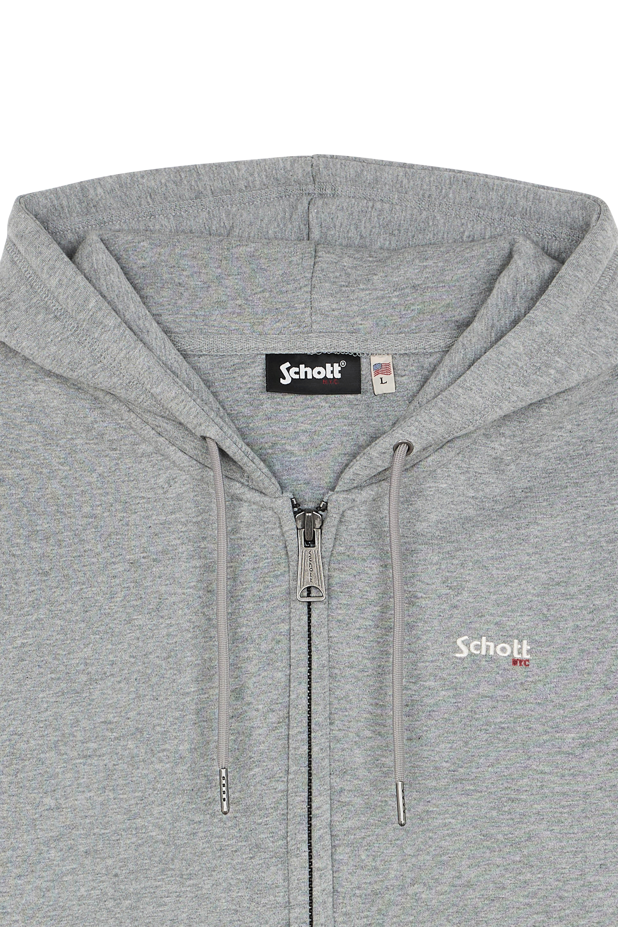 zip-up hoodie Grey