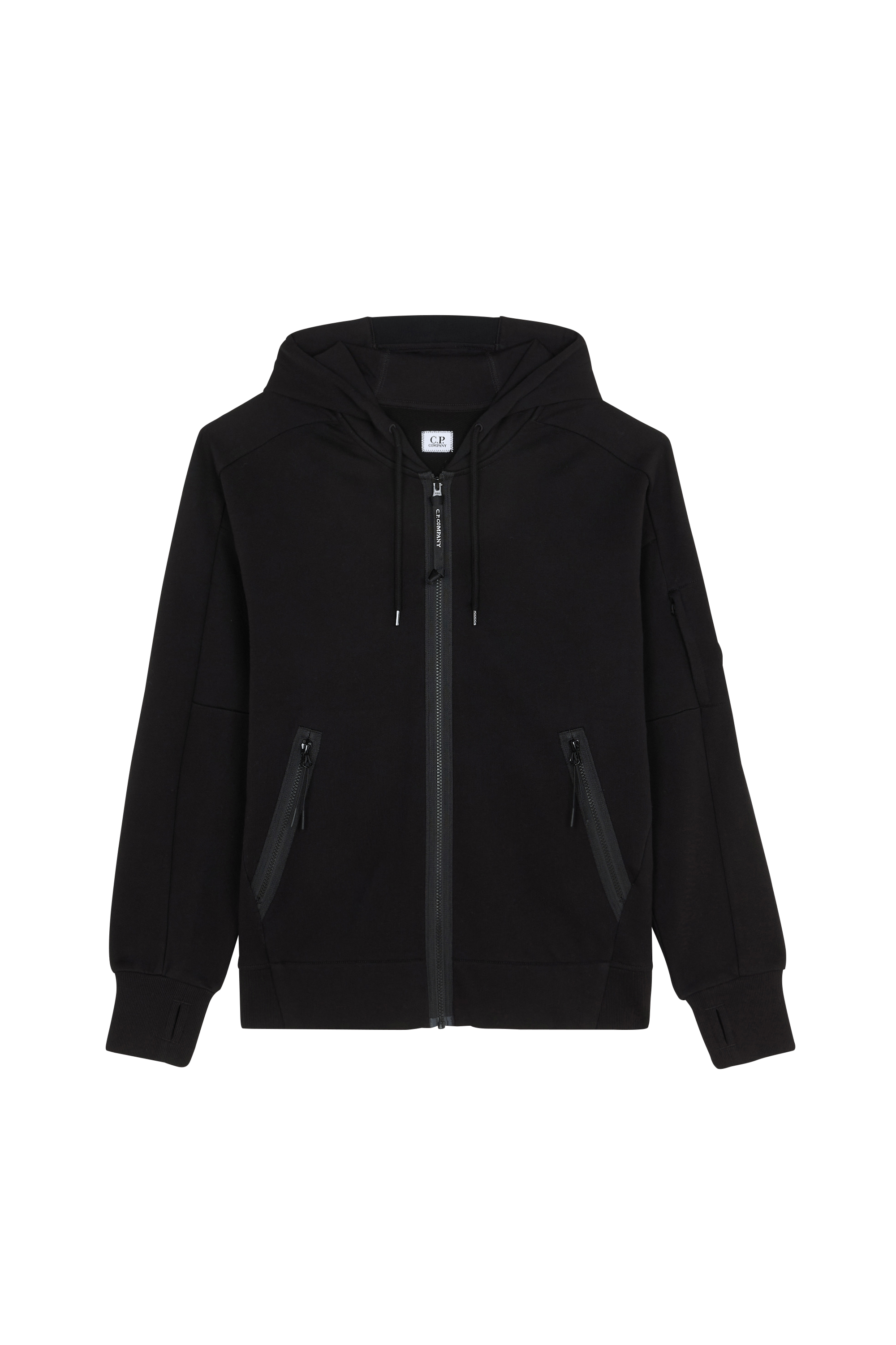 Zip-up hoodie C.P. COMPANY Black