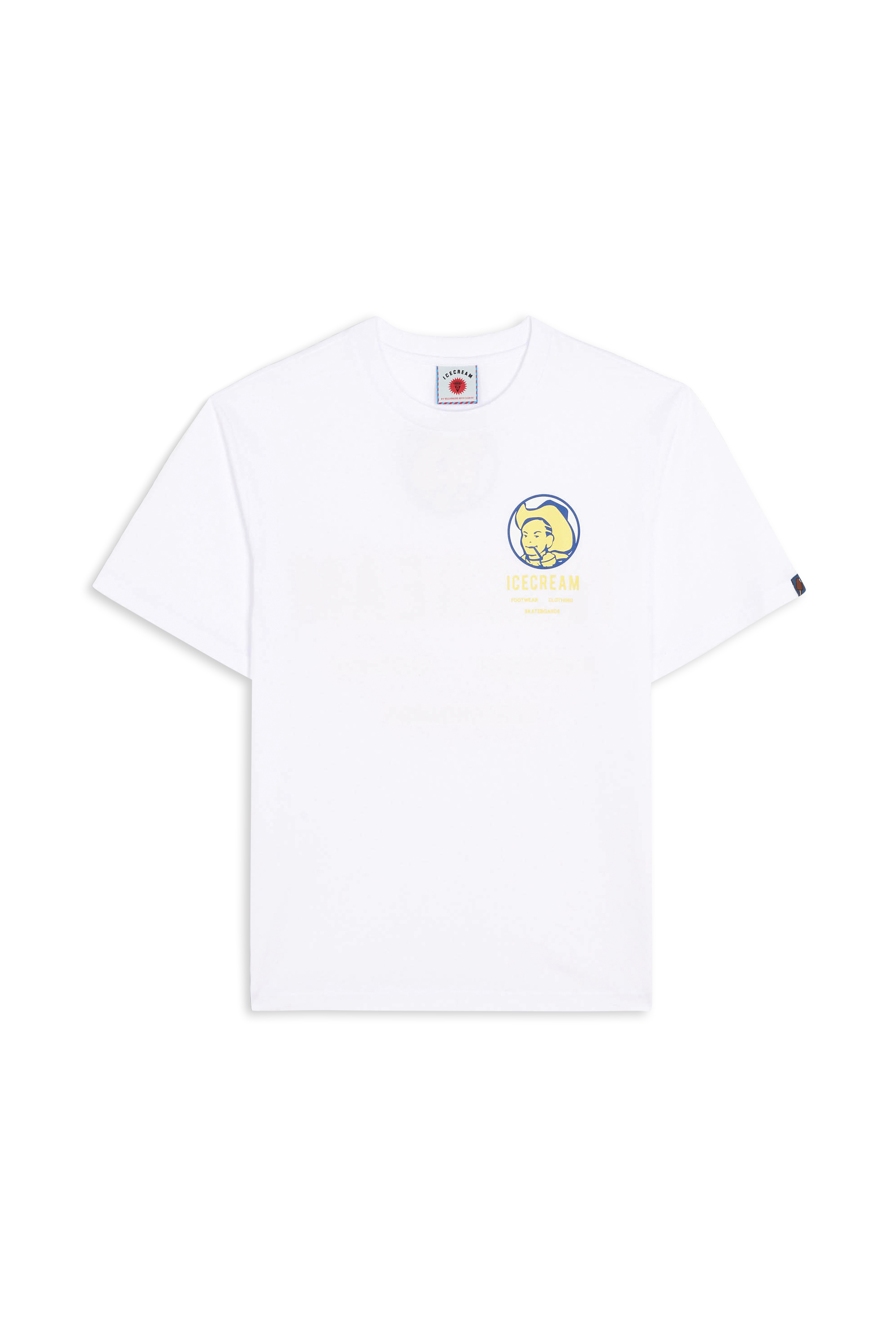 Regular-fit round-neck cotton T-shirt White