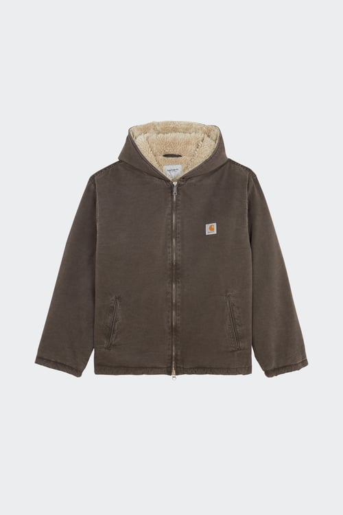 Veste à capuche - Taille S Marron