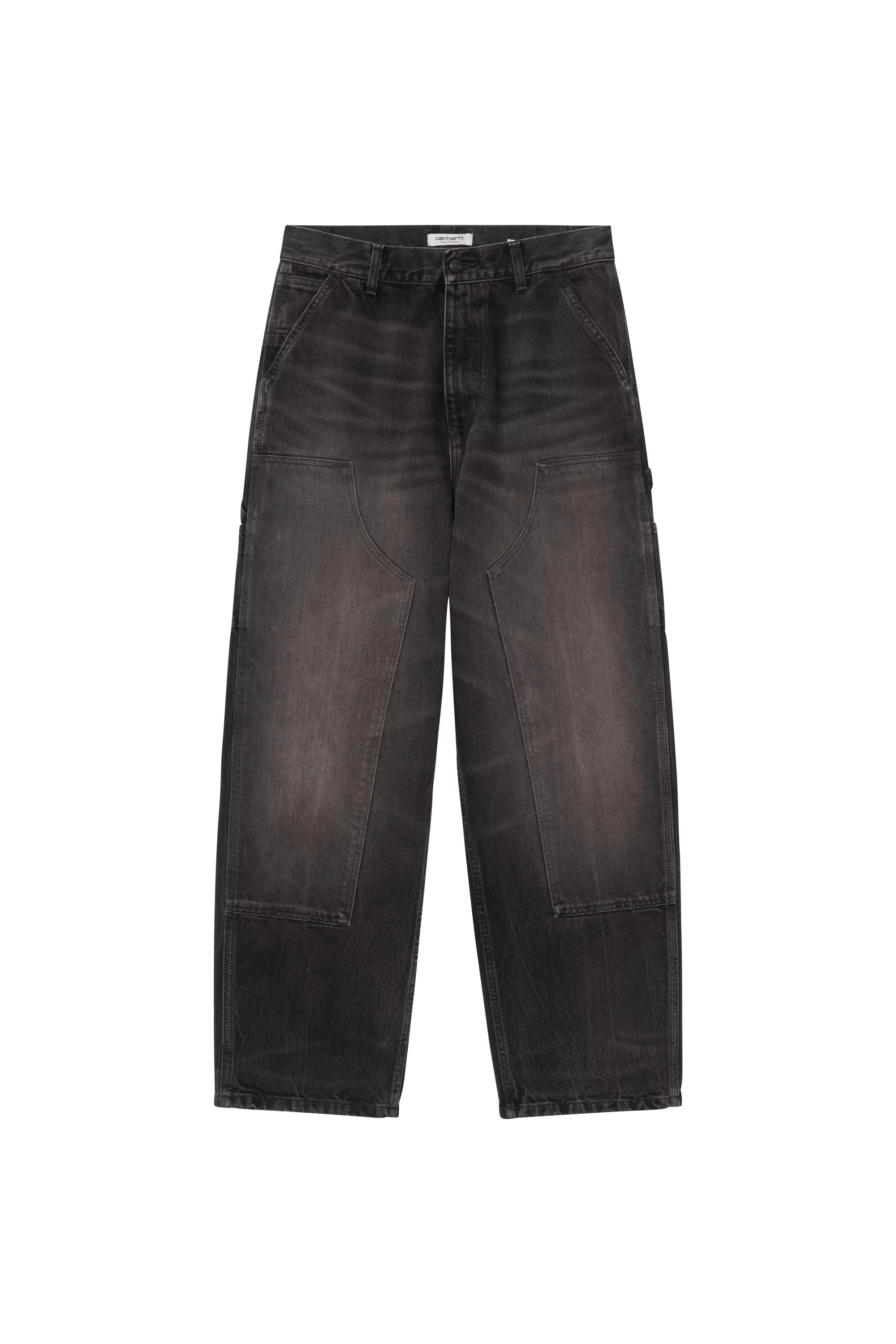 Jean W' Brandon Double Knee  Black
