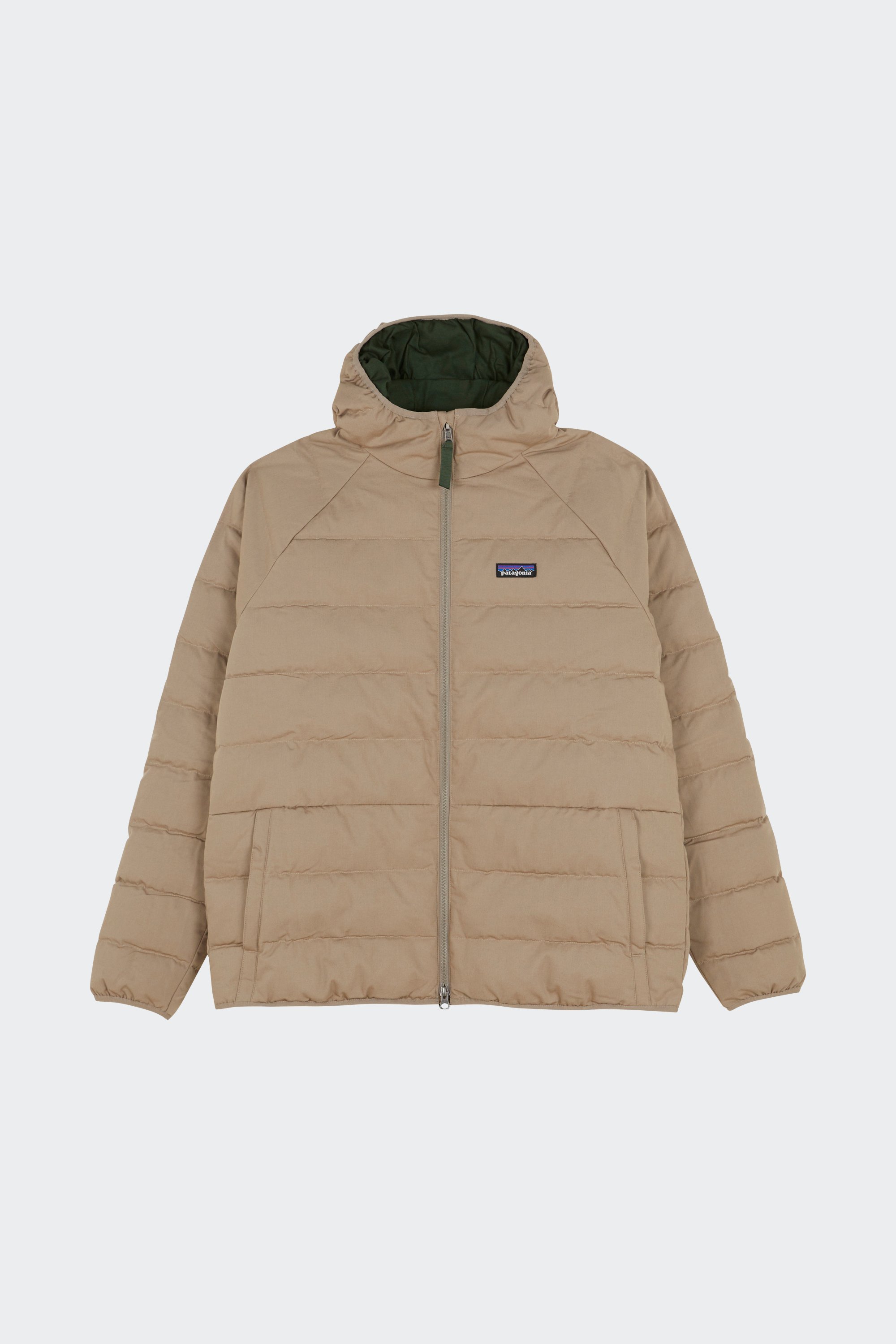 Lightweight quilted padded jacket with high neck | Grey by PATAGONIA Lightweight quilted padded jacket with high neck Grey