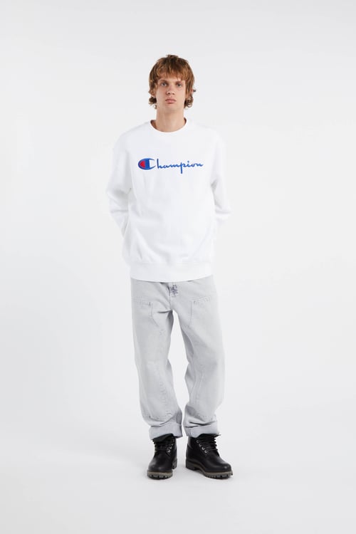 CHAMPION Sweatshirt Blanc