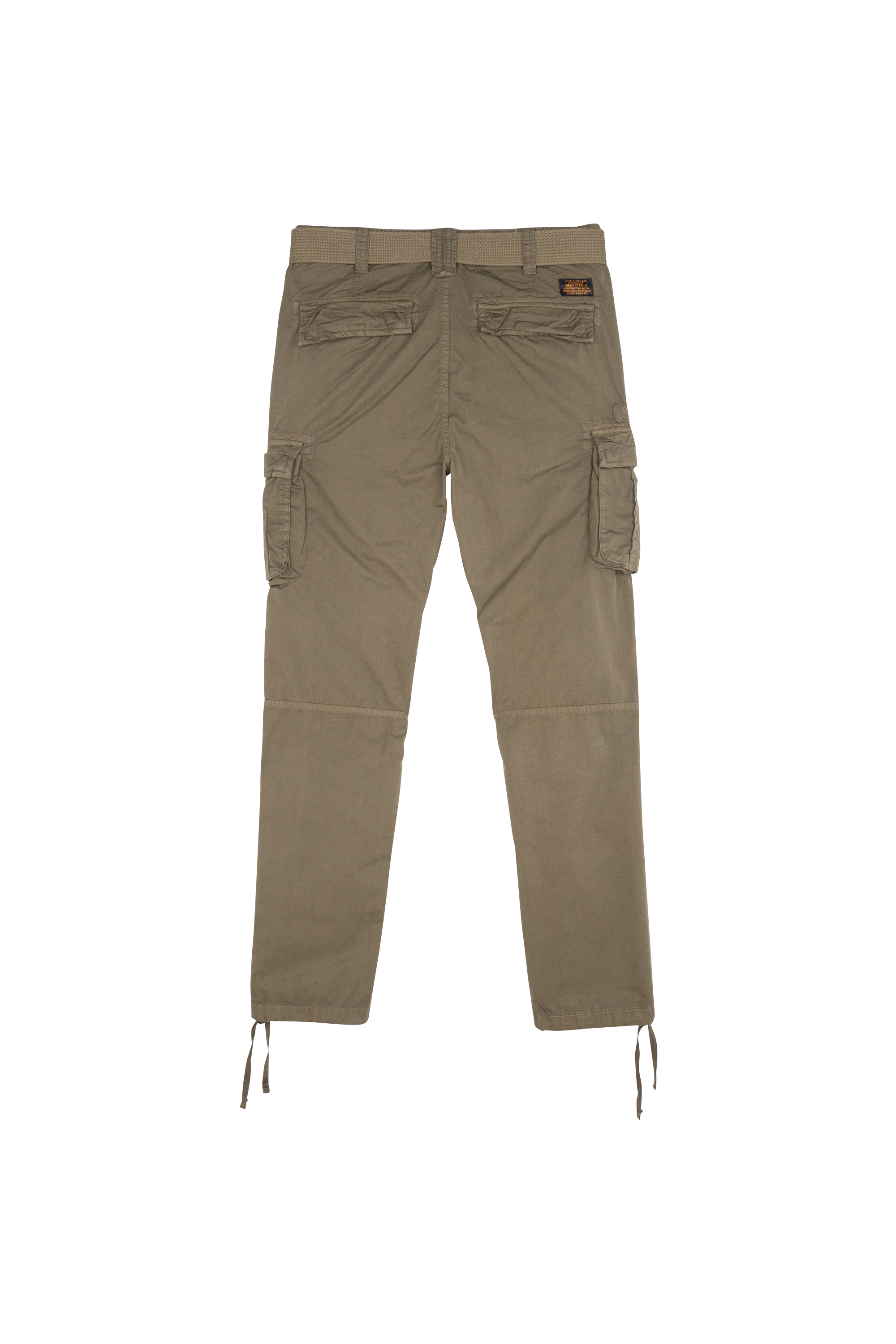 Pantalon treillis ceinturé  Vert