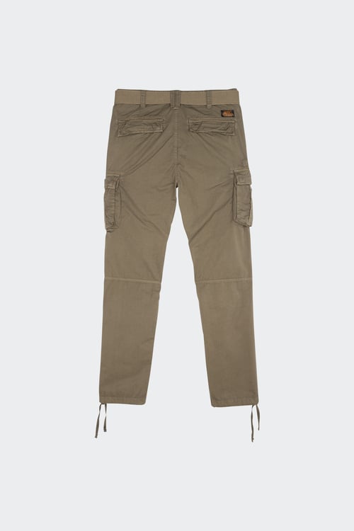 SCHOTT Pantalon treillis ceinturé  Vert