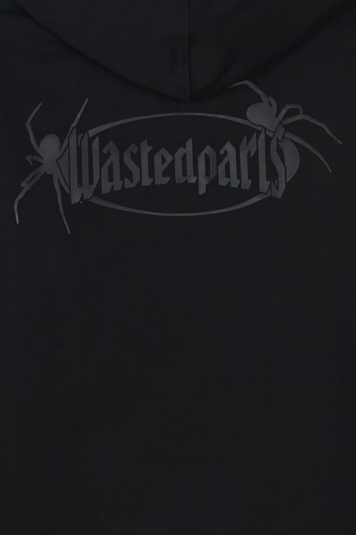 WASTED Hoodie zippé Noir