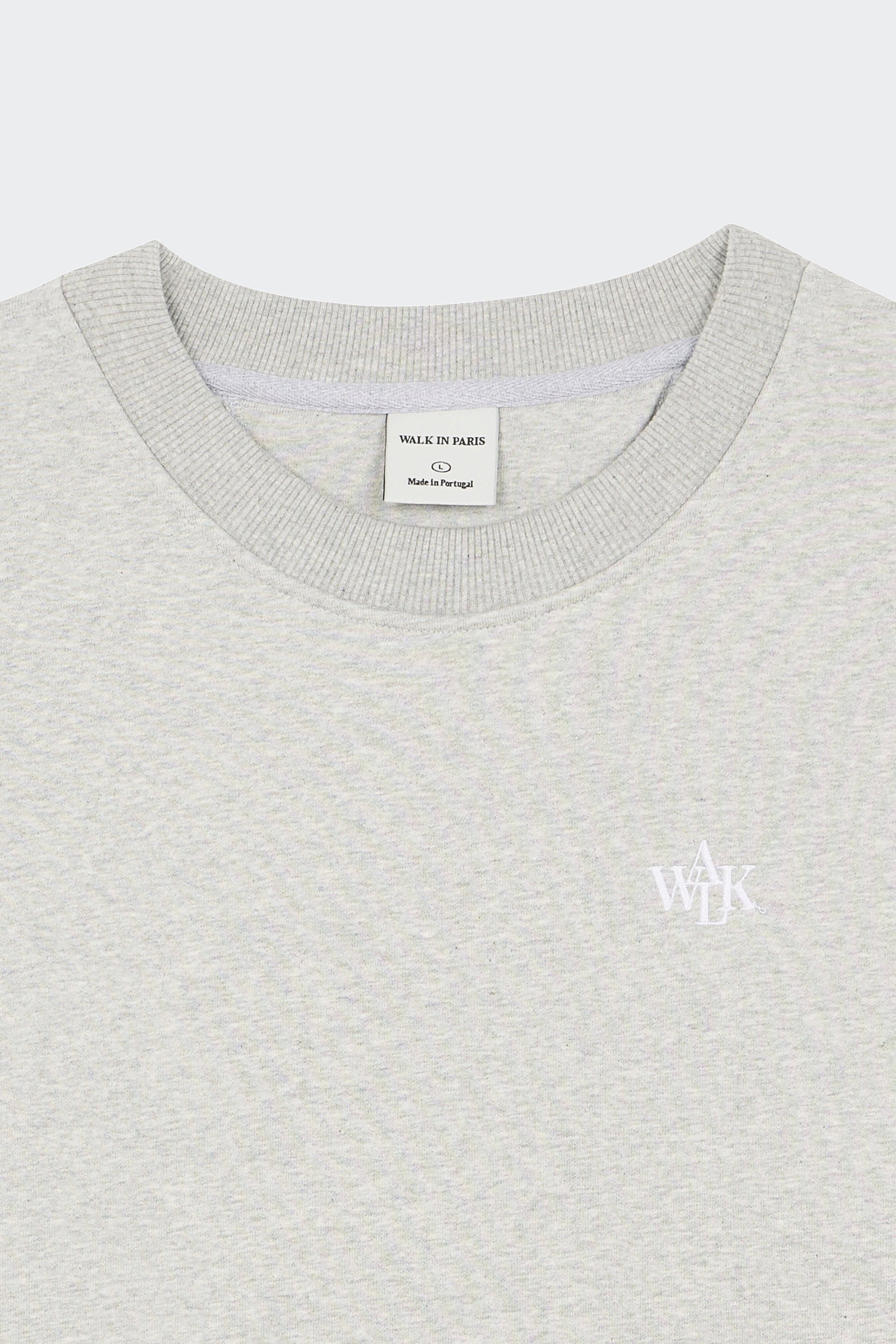 sweatshirt | Grey by WALK IN PARIS sweatshirt Grey