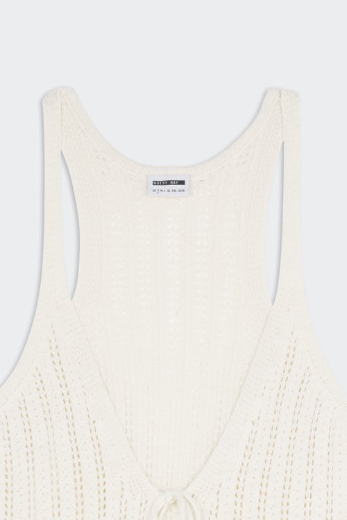 NOISY MAY Robe Blanc