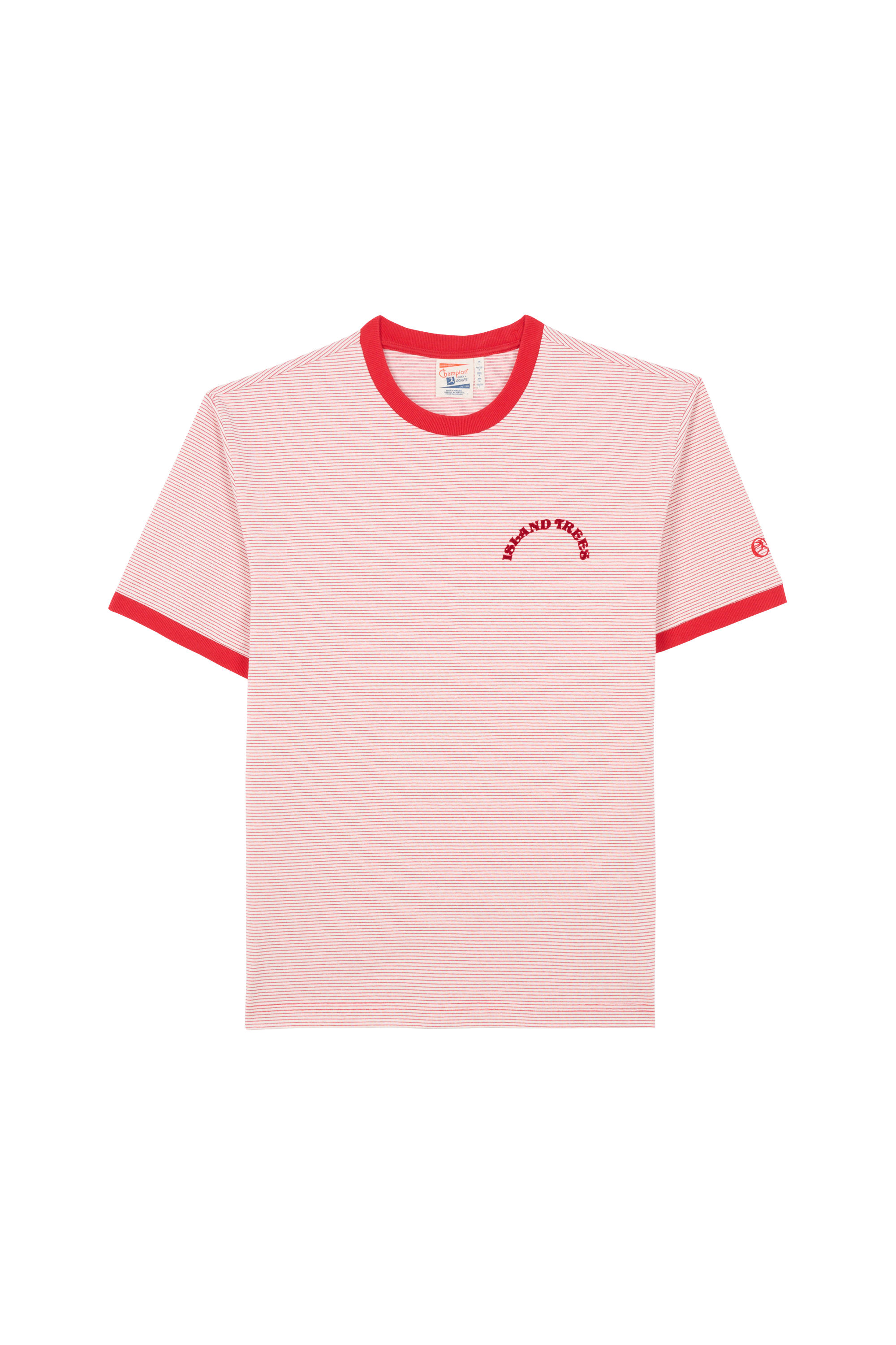Regular-fit round-neck cotton T-shirt Pink