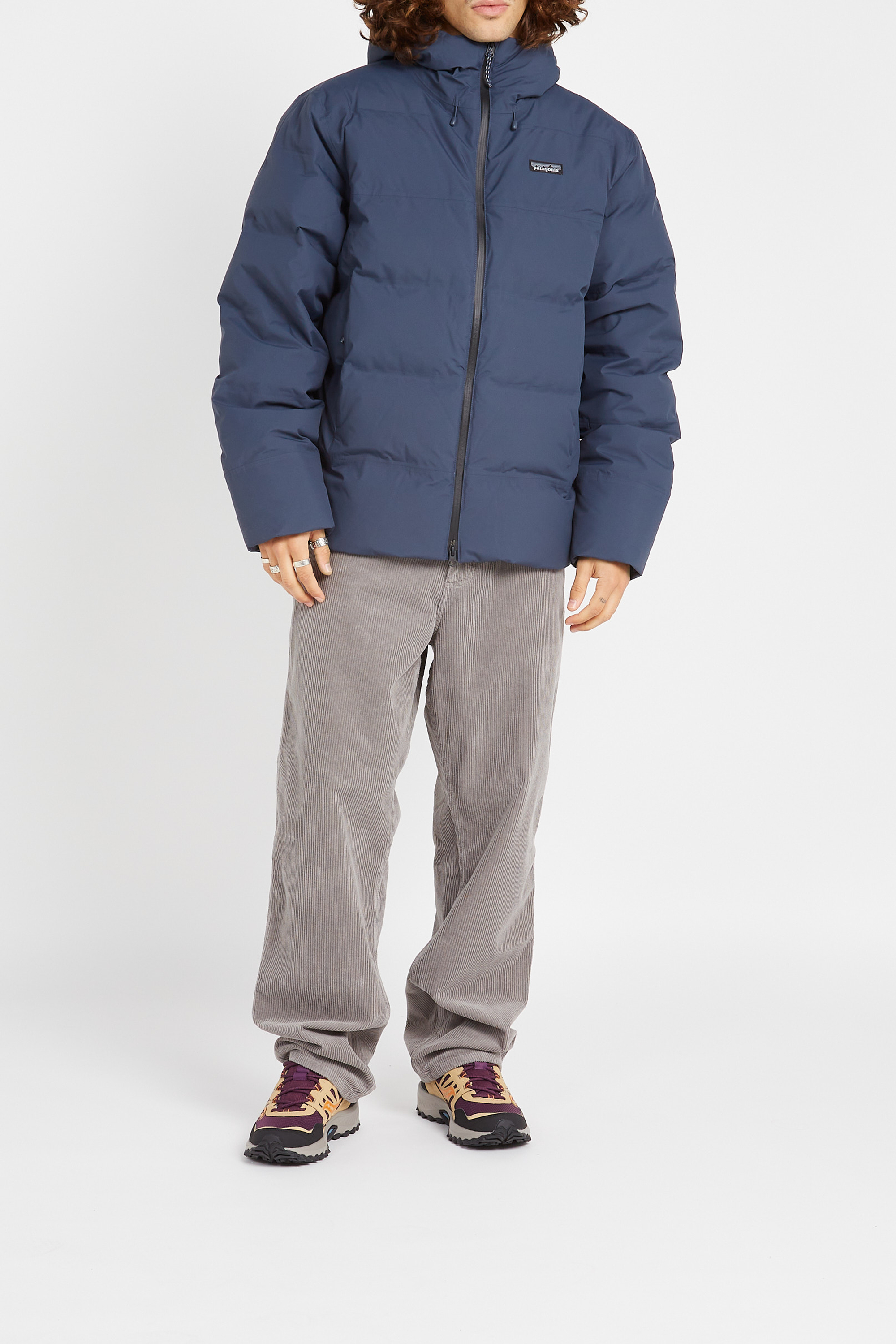 Lightweight quilted padded jacket with high neck PATAGONIA Blue