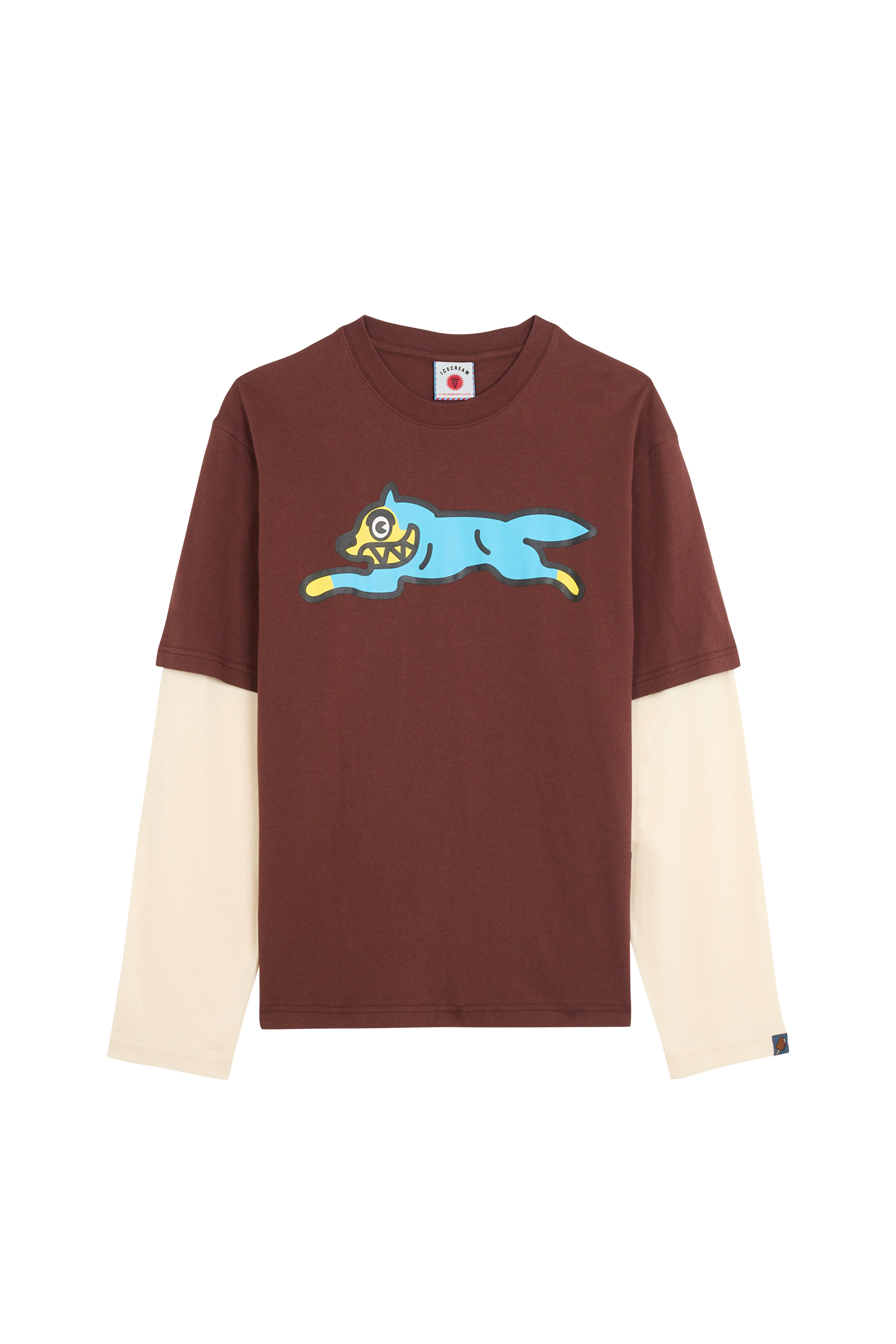 Regular-fit round-neck cotton T-shirt ICE CREAM