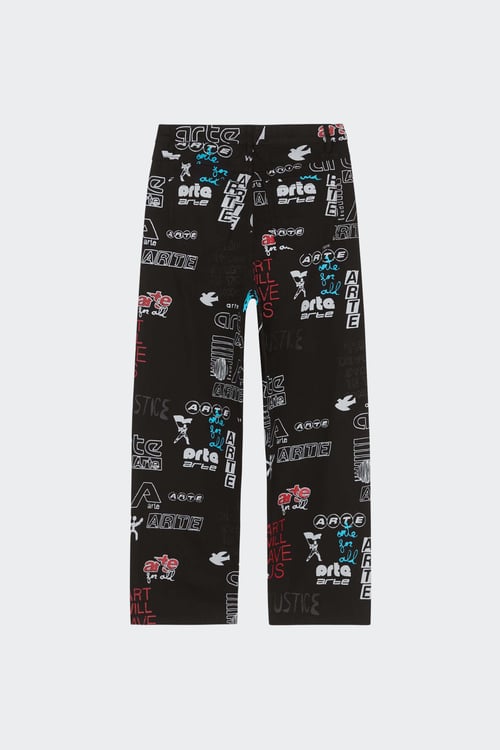 ARTE ANTWERP Pantalon Noir