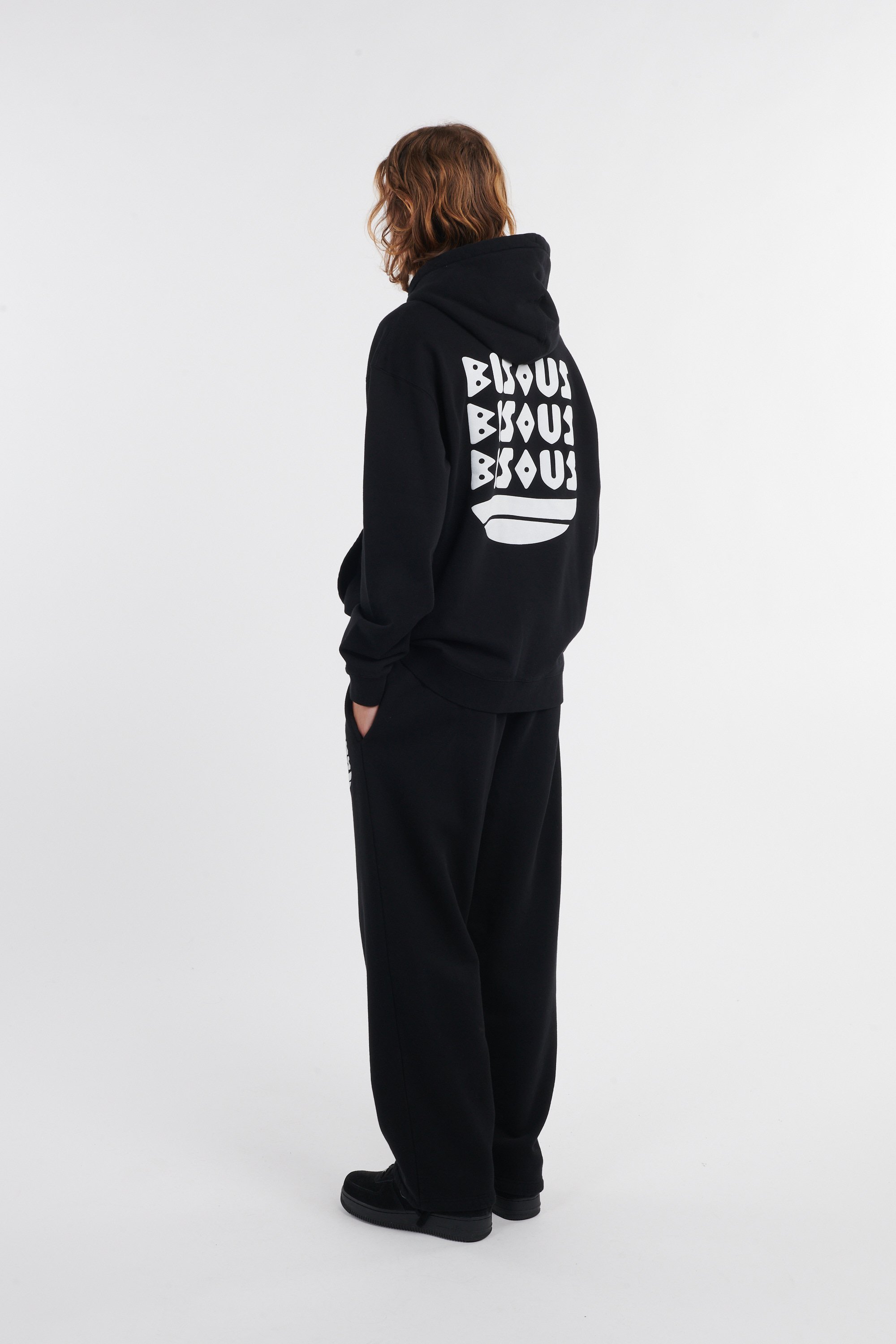 Hoodie | Noir by BISOUS SKATEBOARDS Hoodie Noir