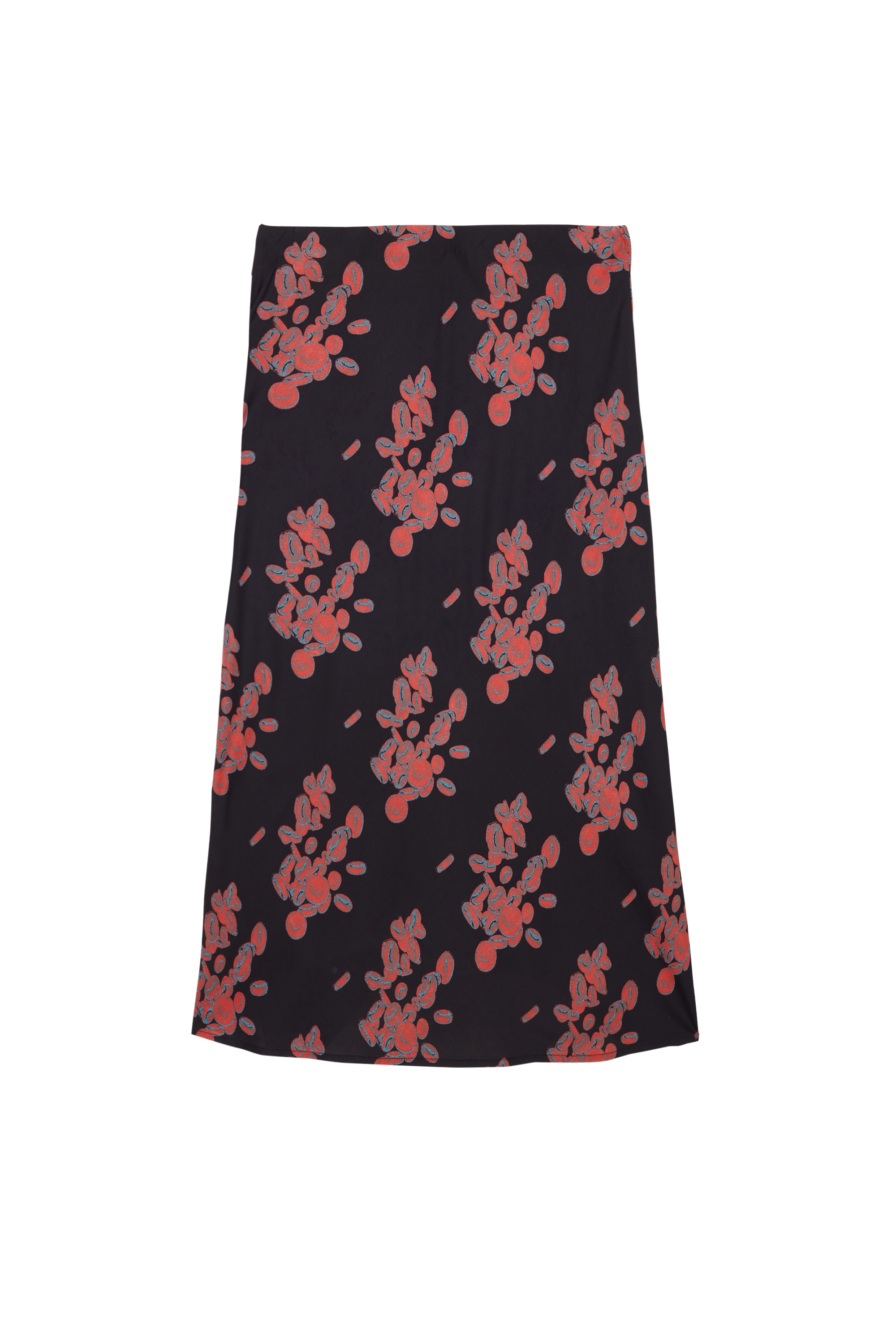 Jupe midi  Noir