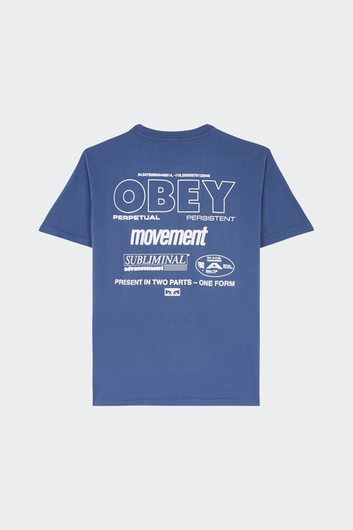 OBEY T-shirt Bleu