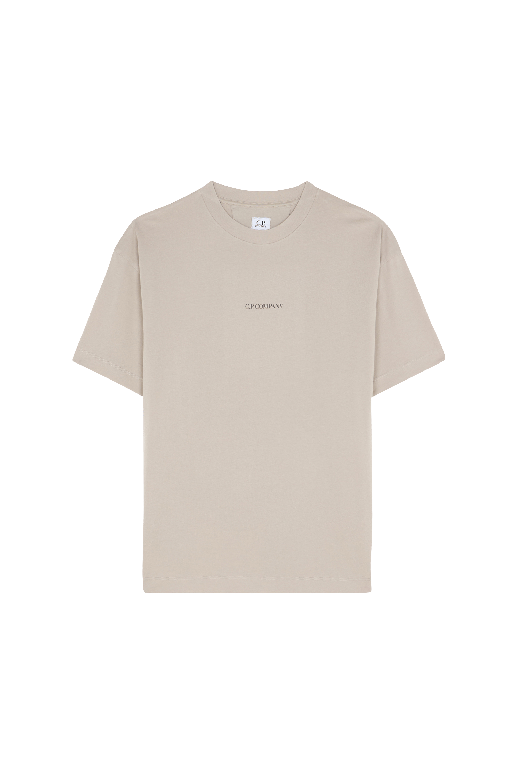 Regular-fit round-neck cotton T-shirt 30/1 JERSEY SHORT SLEEVE LOGO T-SHIRT Dove