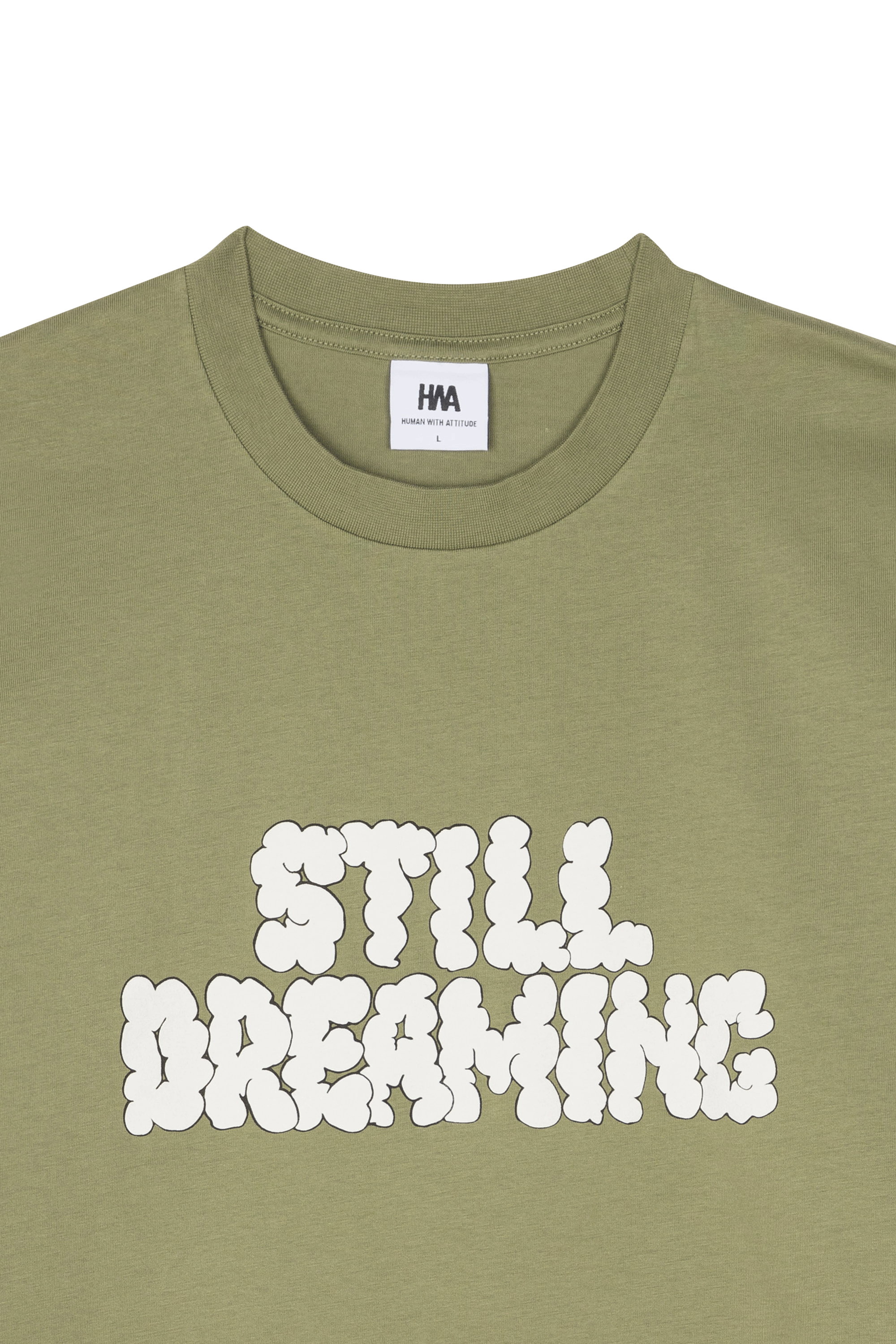 T-shirt HUMAN WITH ATTITUDE Green