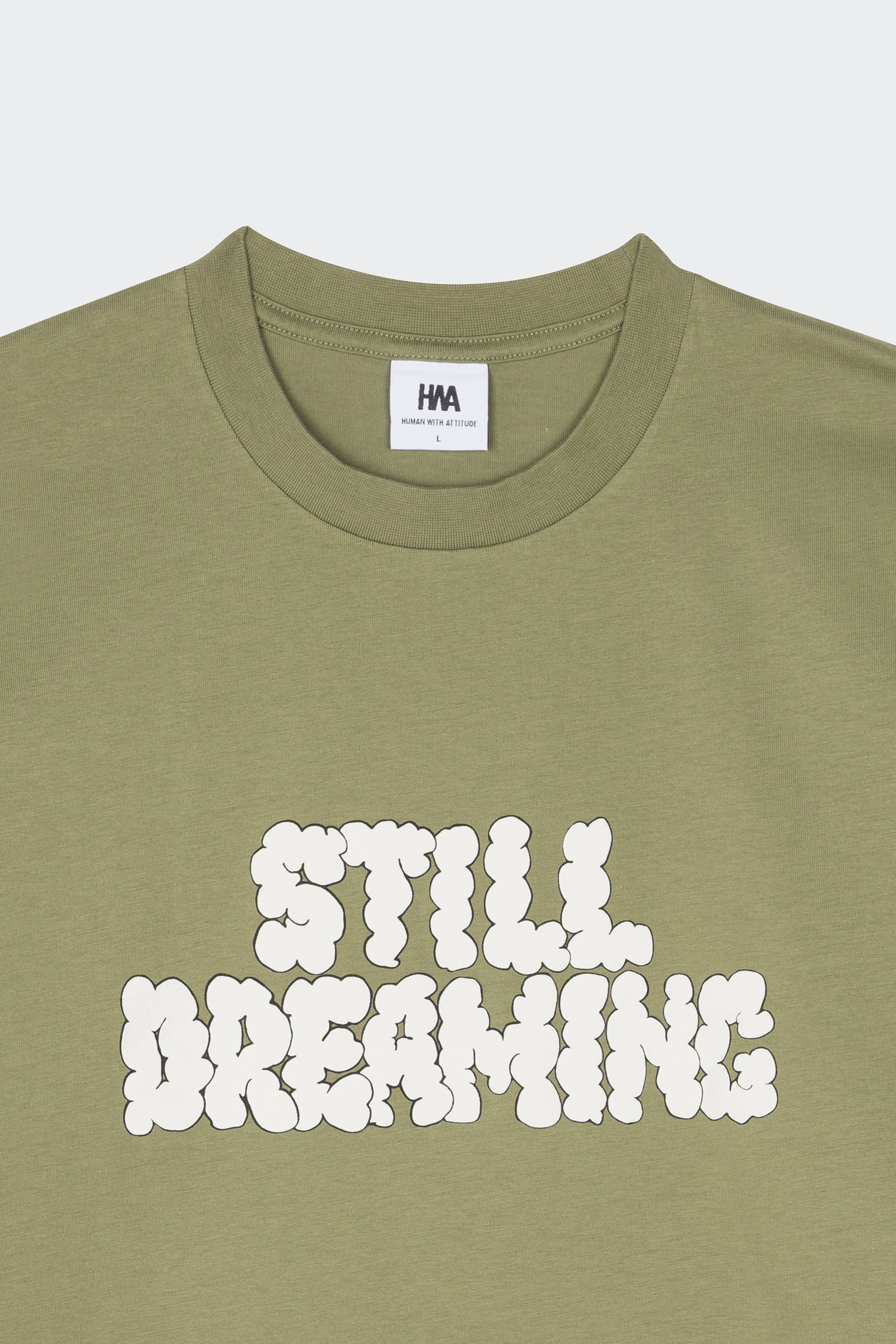 T-shirt | Green by HUMAN WITH ATTITUDE T-shirt Green