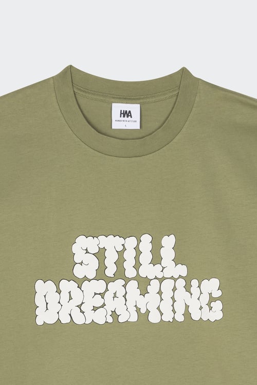 HUMAN WITH ATTITUDE T-shirt Vert