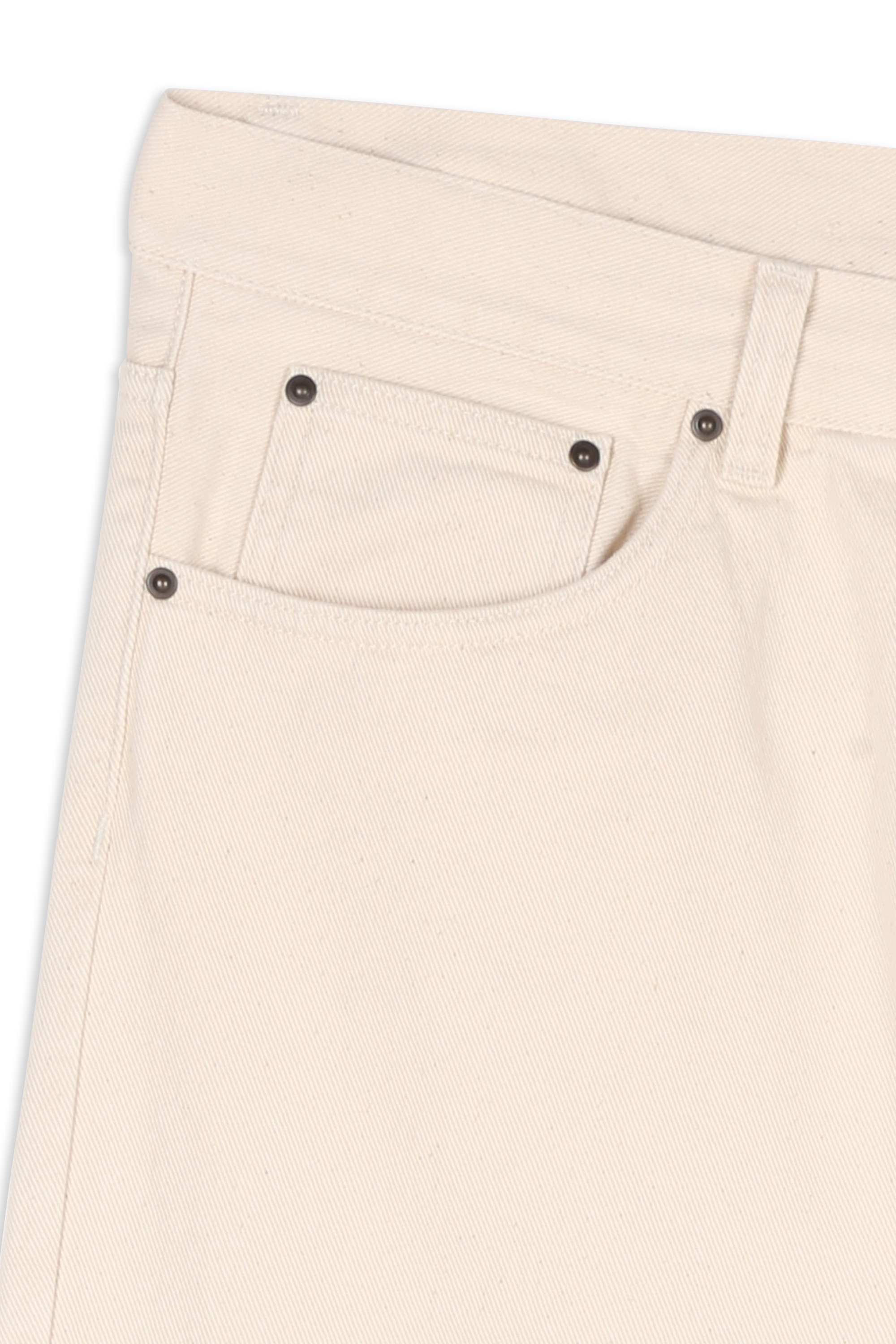 Straight leg jeans Beige
