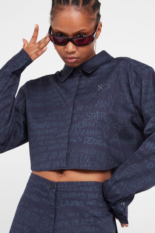 DAILY PAPER Chemise Bleu