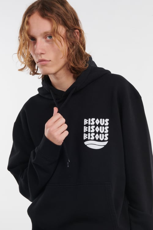BISOUS SKATEBOARDS Hoodie Noir