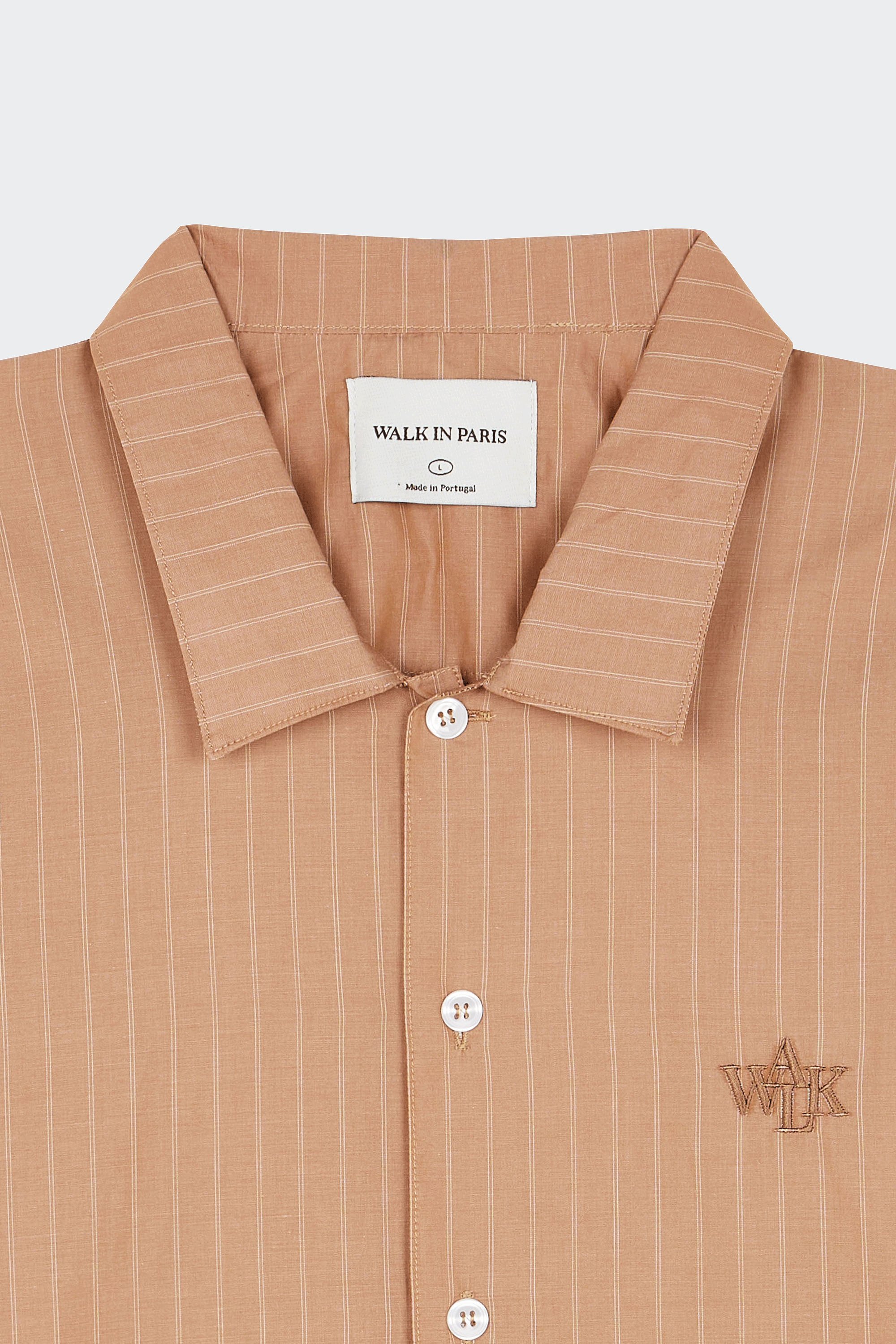 Shirt | Brown by WALK IN PARIS Shirt Brown
