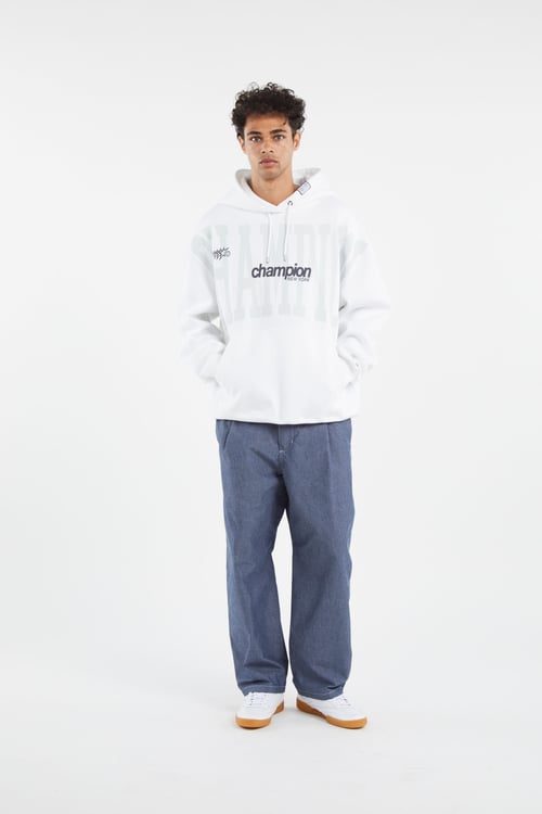 CHAMPION Hoodie Blanc