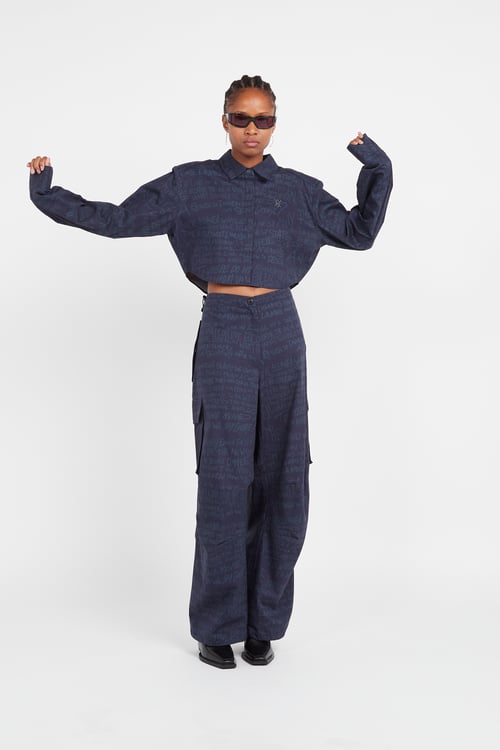 DAILY PAPER Chemise Bleu