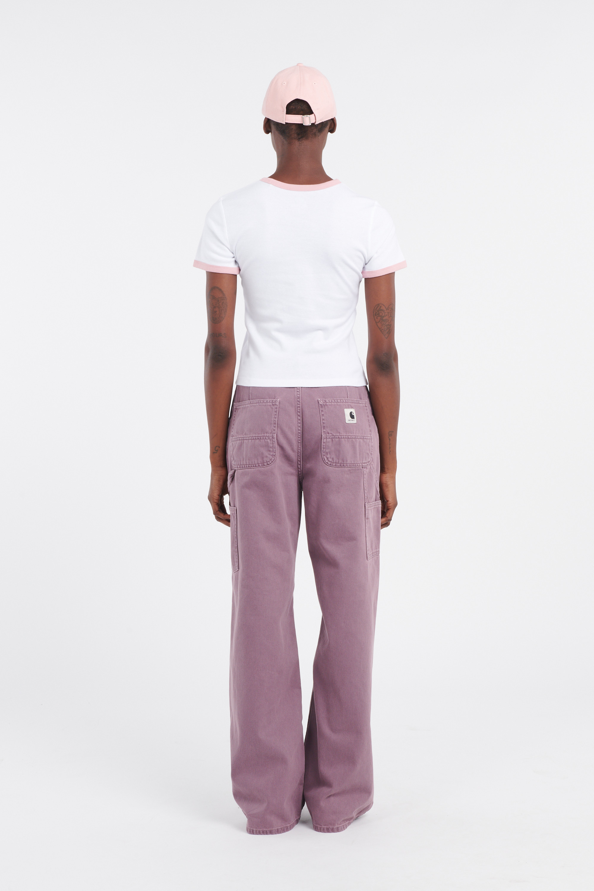 Regular-fit round-neck cotton T-shirt White