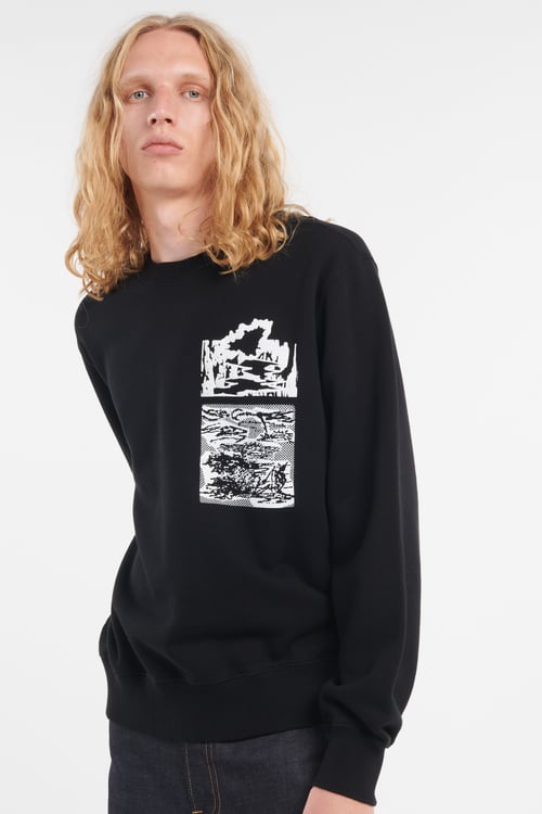 EDWIN Sweatshirt Noir