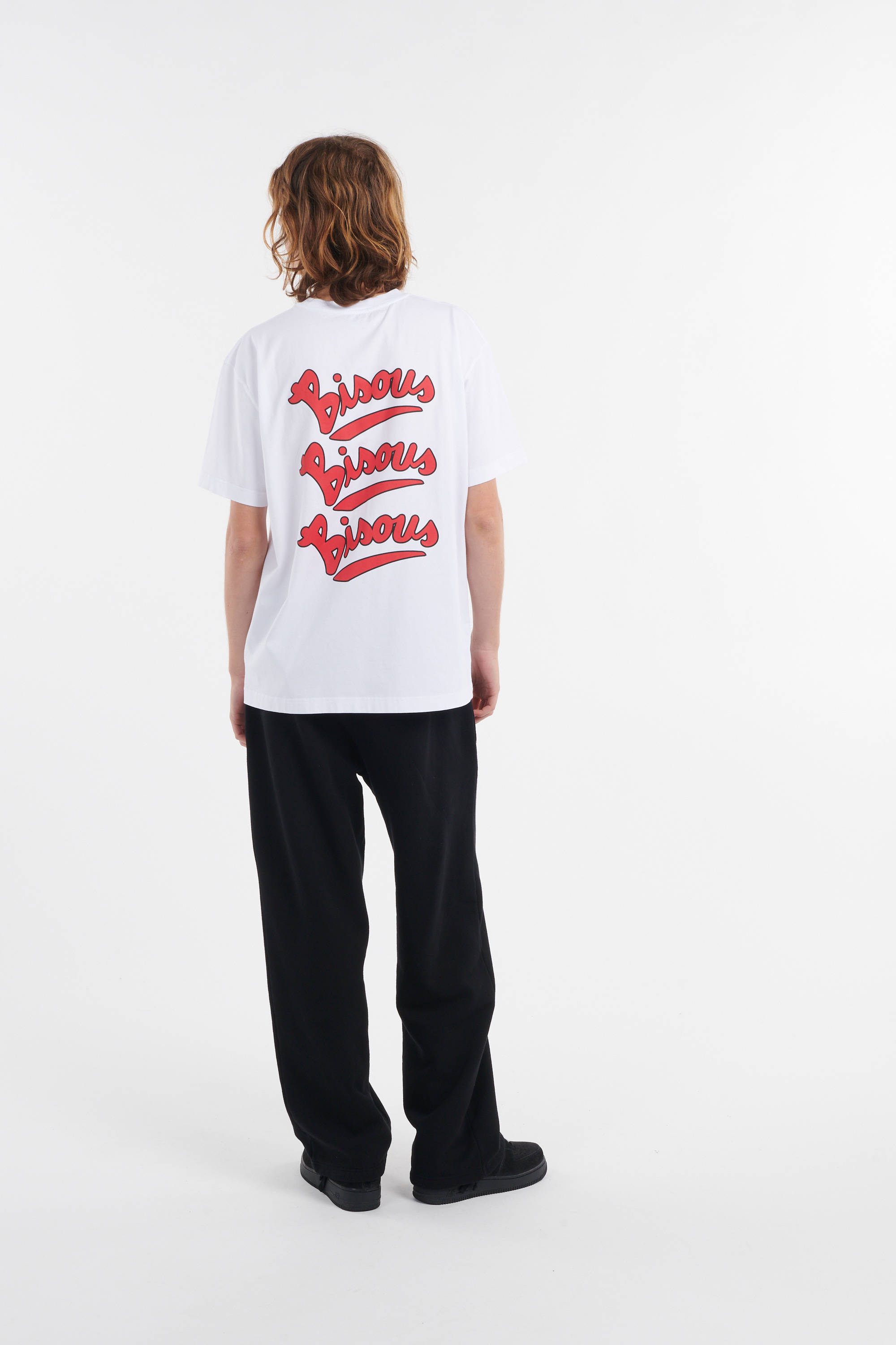 Regular-fit round-neck cotton T-shirt White