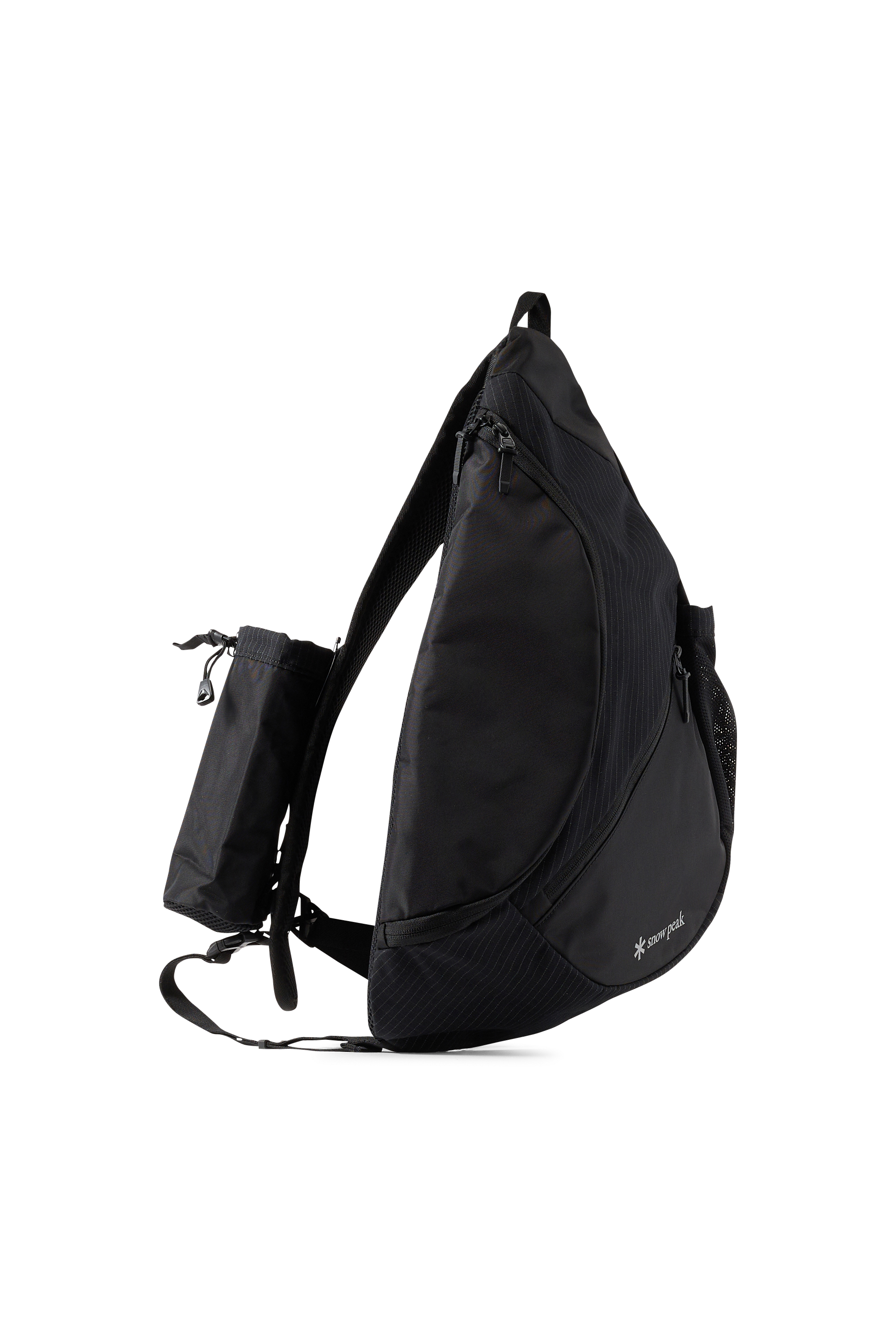 Multi-buckle canvas backpack | Black SNOW PEAK Men