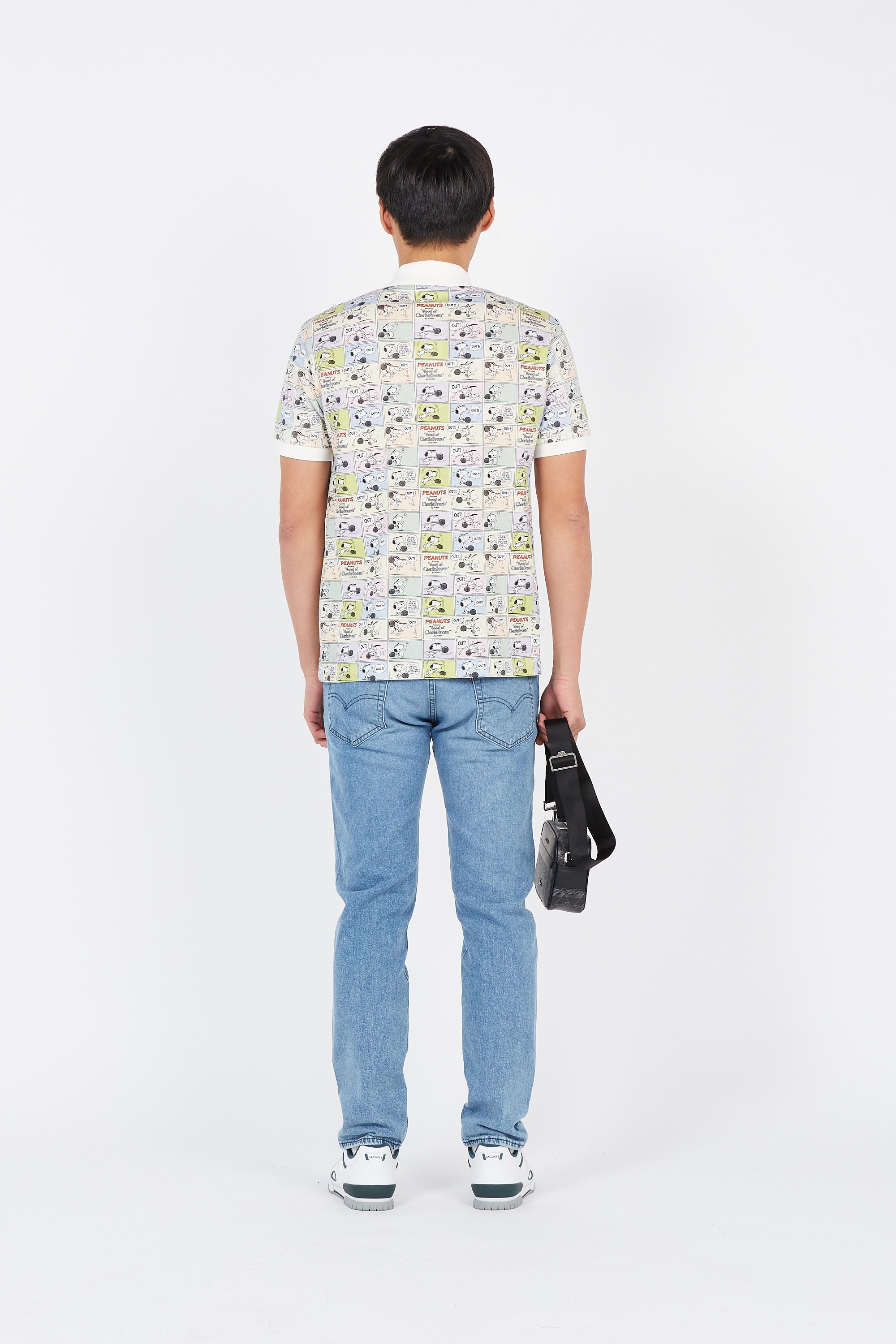 Sac bandoulière | Gris LACOSTE Homme