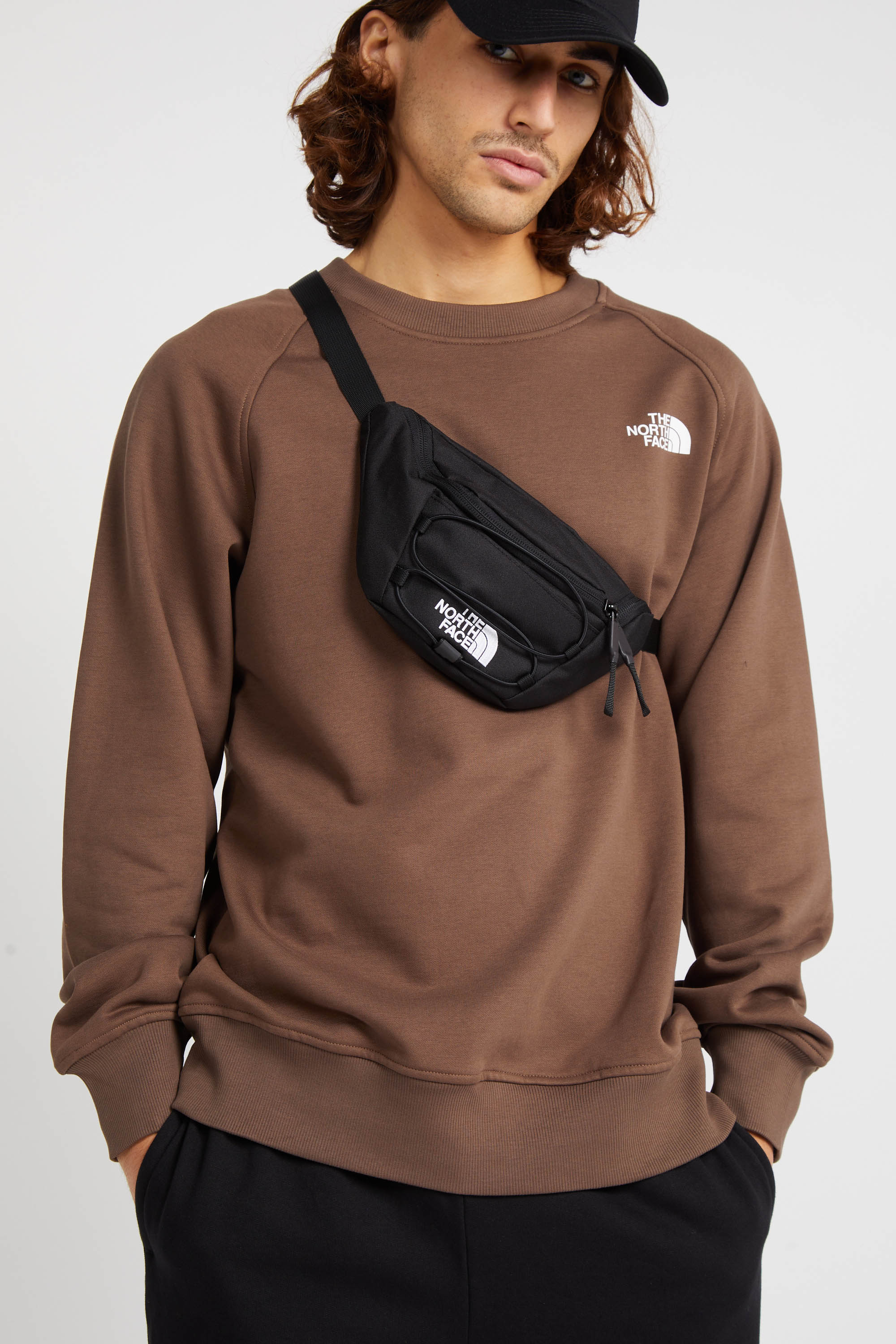 Canvas waist bag Black